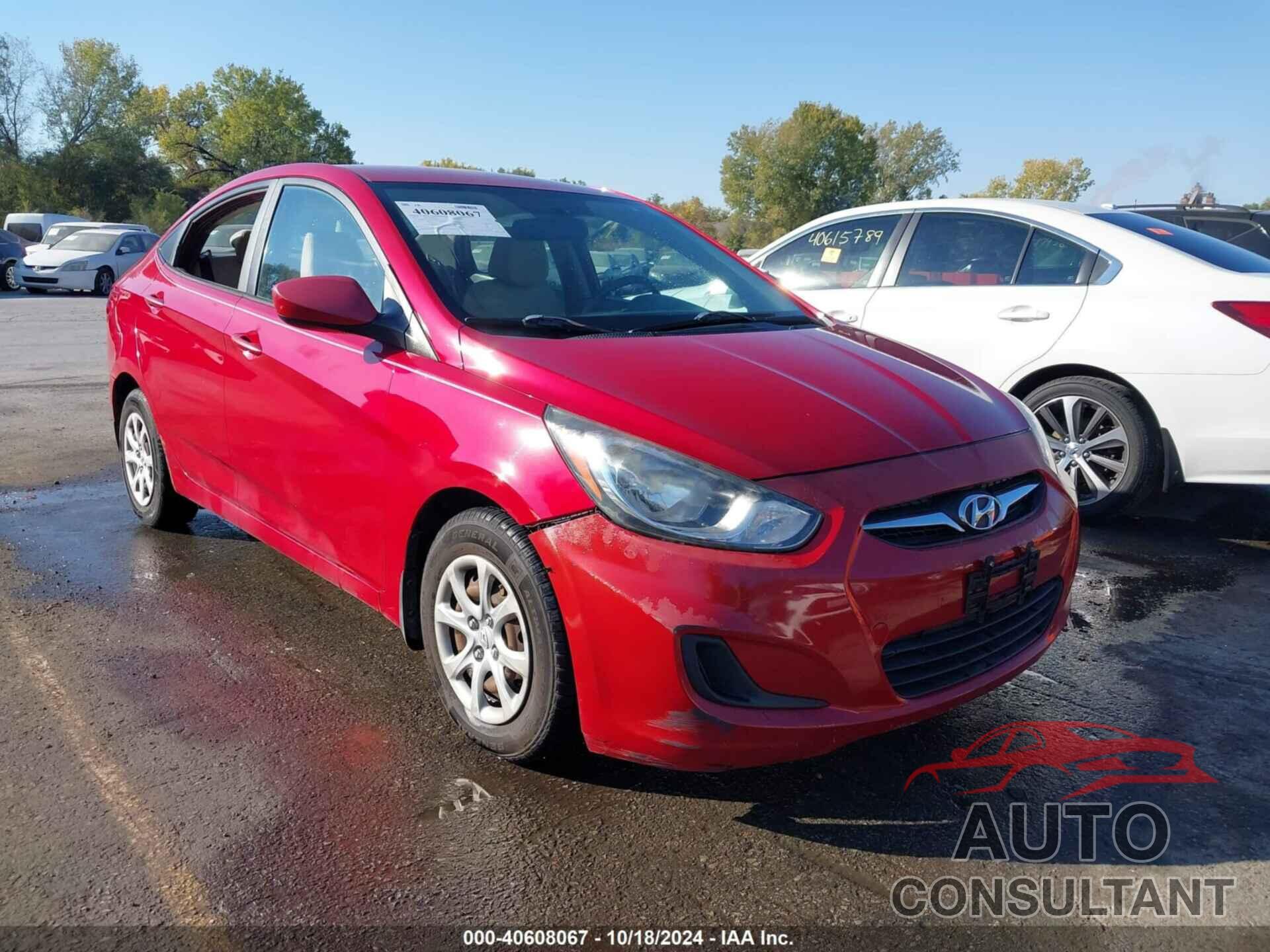 HYUNDAI ACCENT 2012 - KMHCT4AE4CU237346