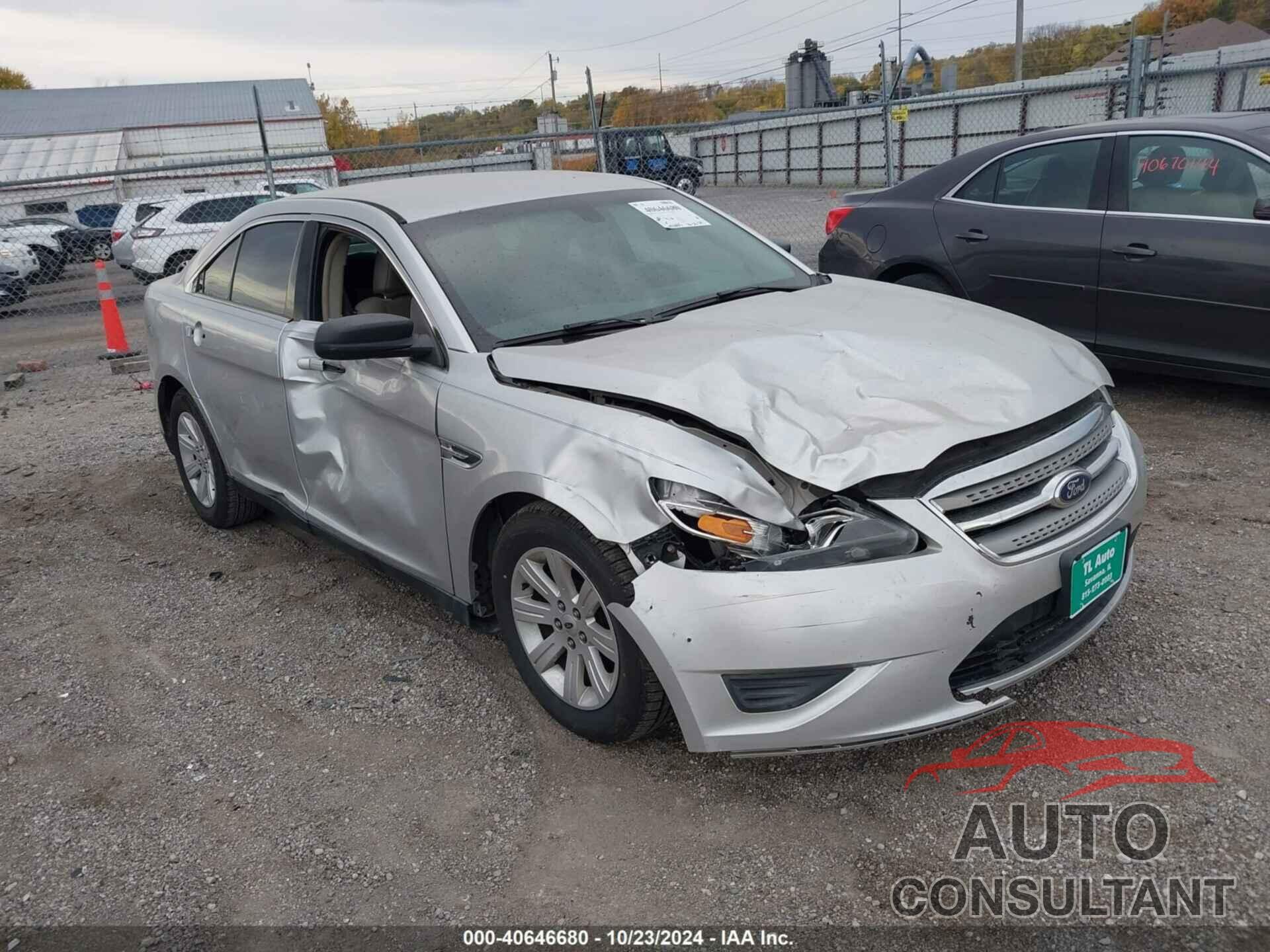 FORD TAURUS 2011 - 1FAHP2DW3BG120254