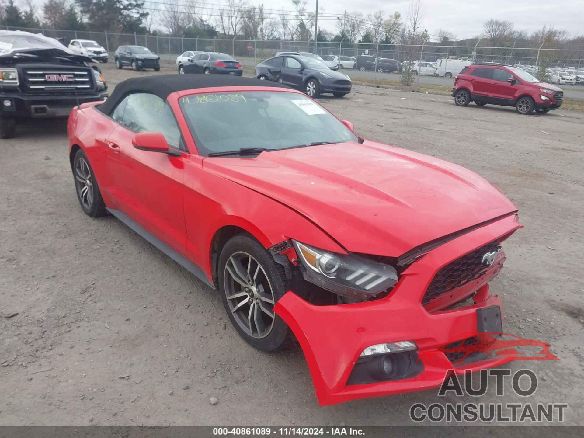 FORD MUSTANG 2016 - 1FATP8UH2G5217382