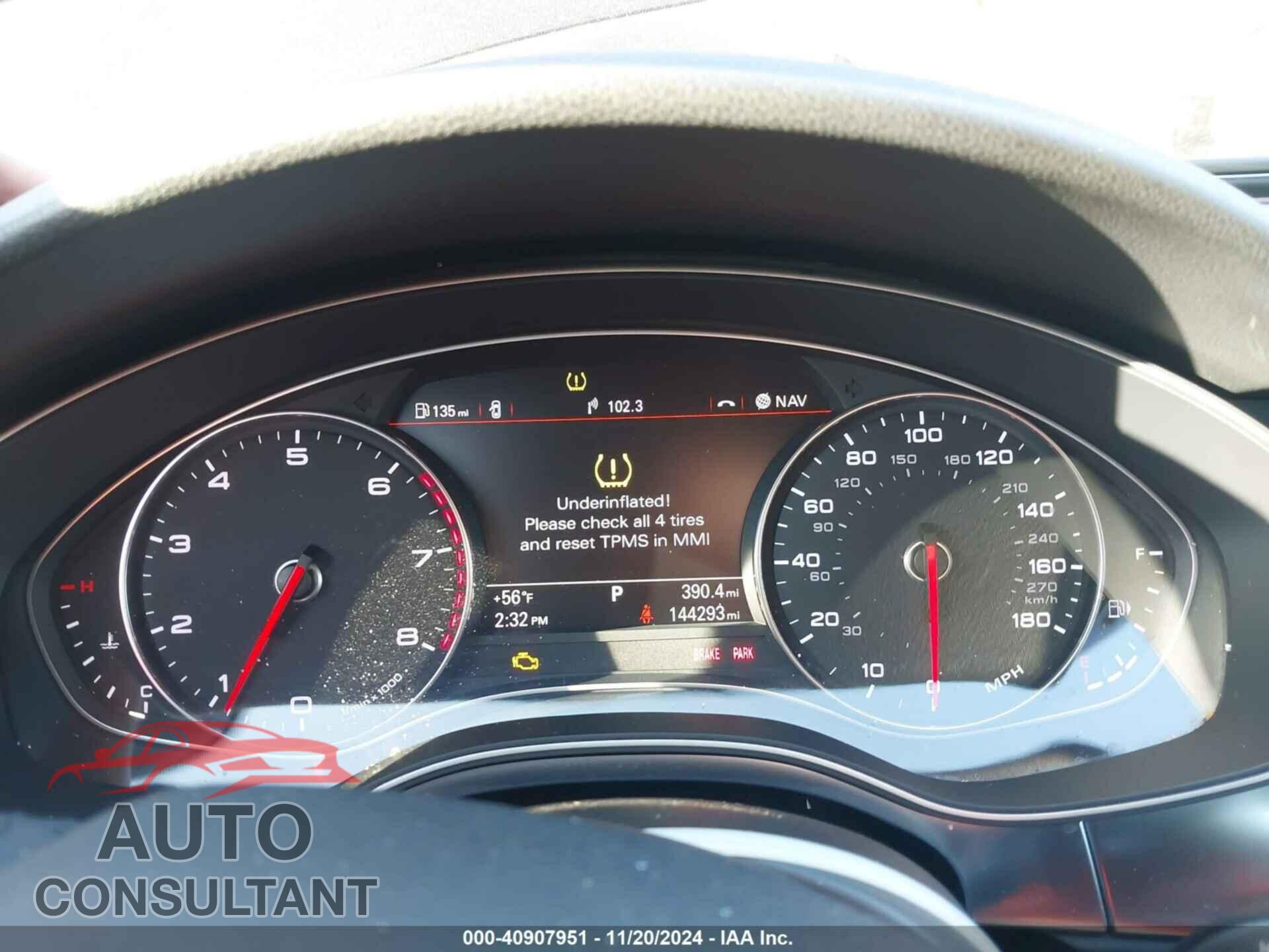 AUDI A6 2013 - WAUGFAFC2DN047041