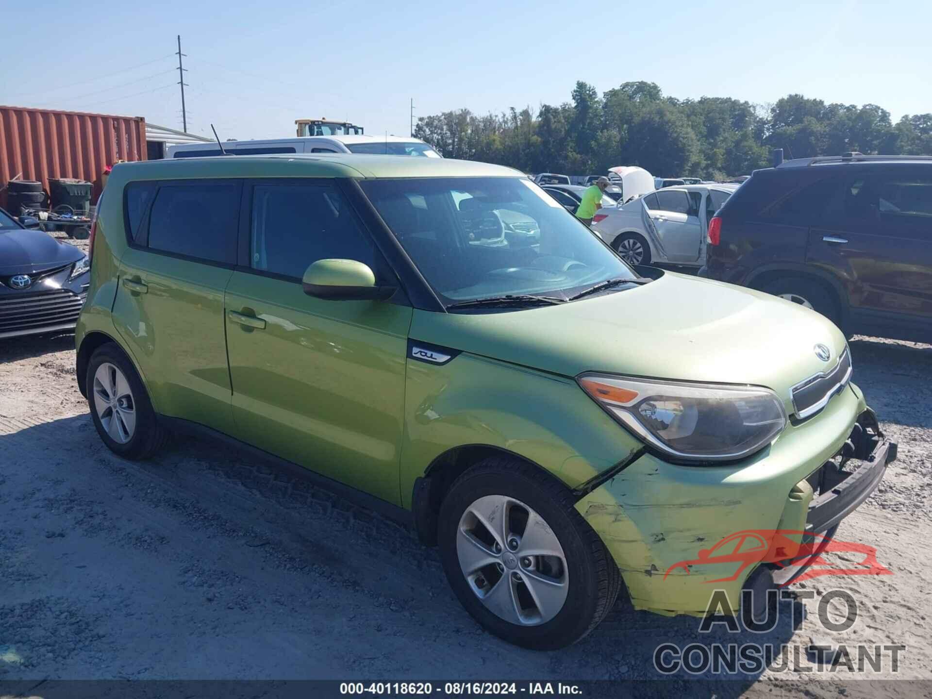 KIA SOUL 2016 - KNDJN2A25G7825633