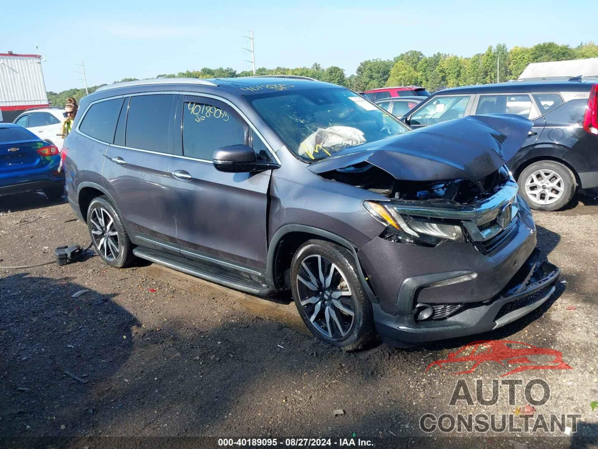 HONDA PILOT 2019 - 5FNYF6H92KB075021