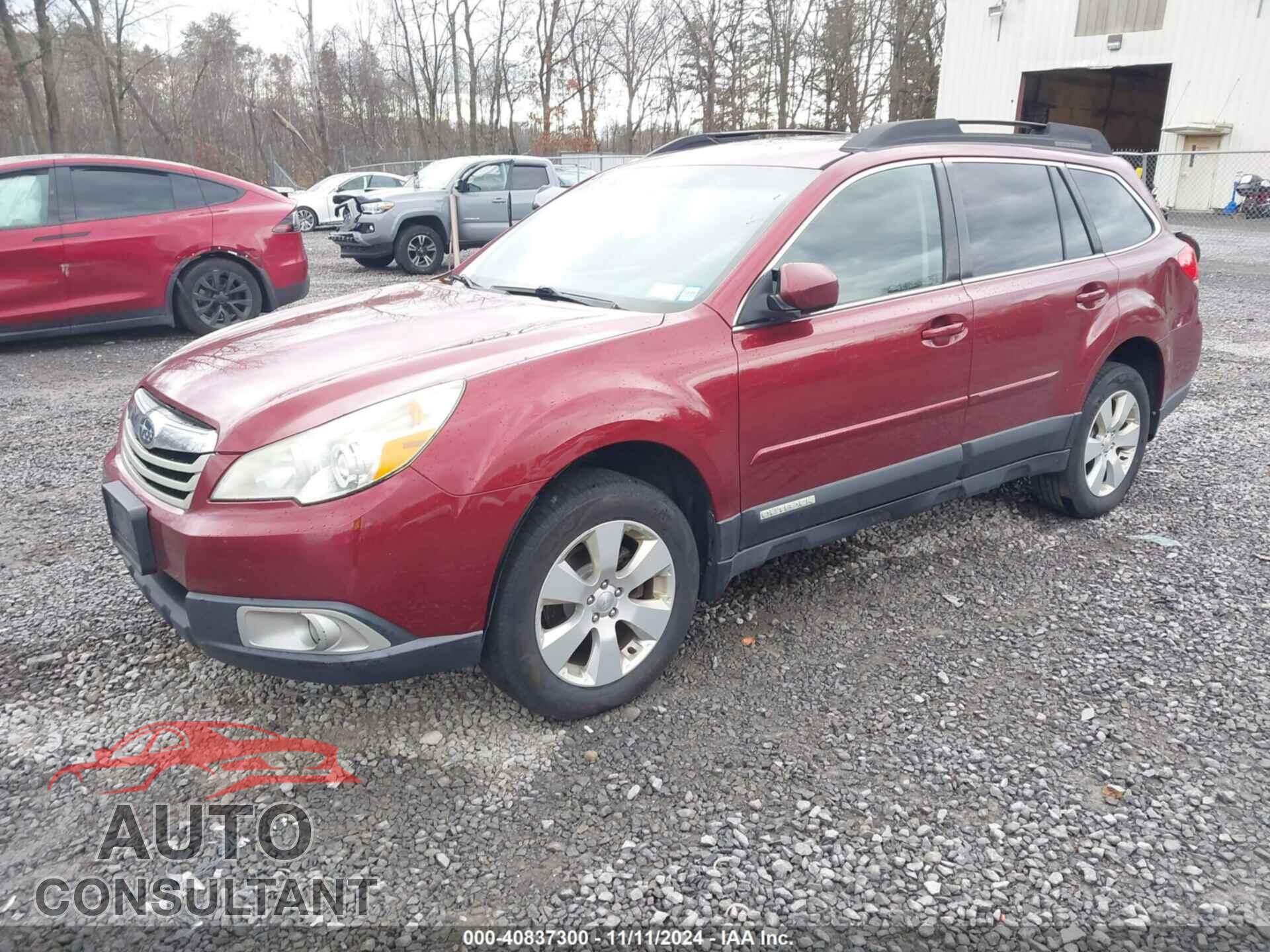 SUBARU OUTBACK 2012 - 4S4BRBCC7C3276139