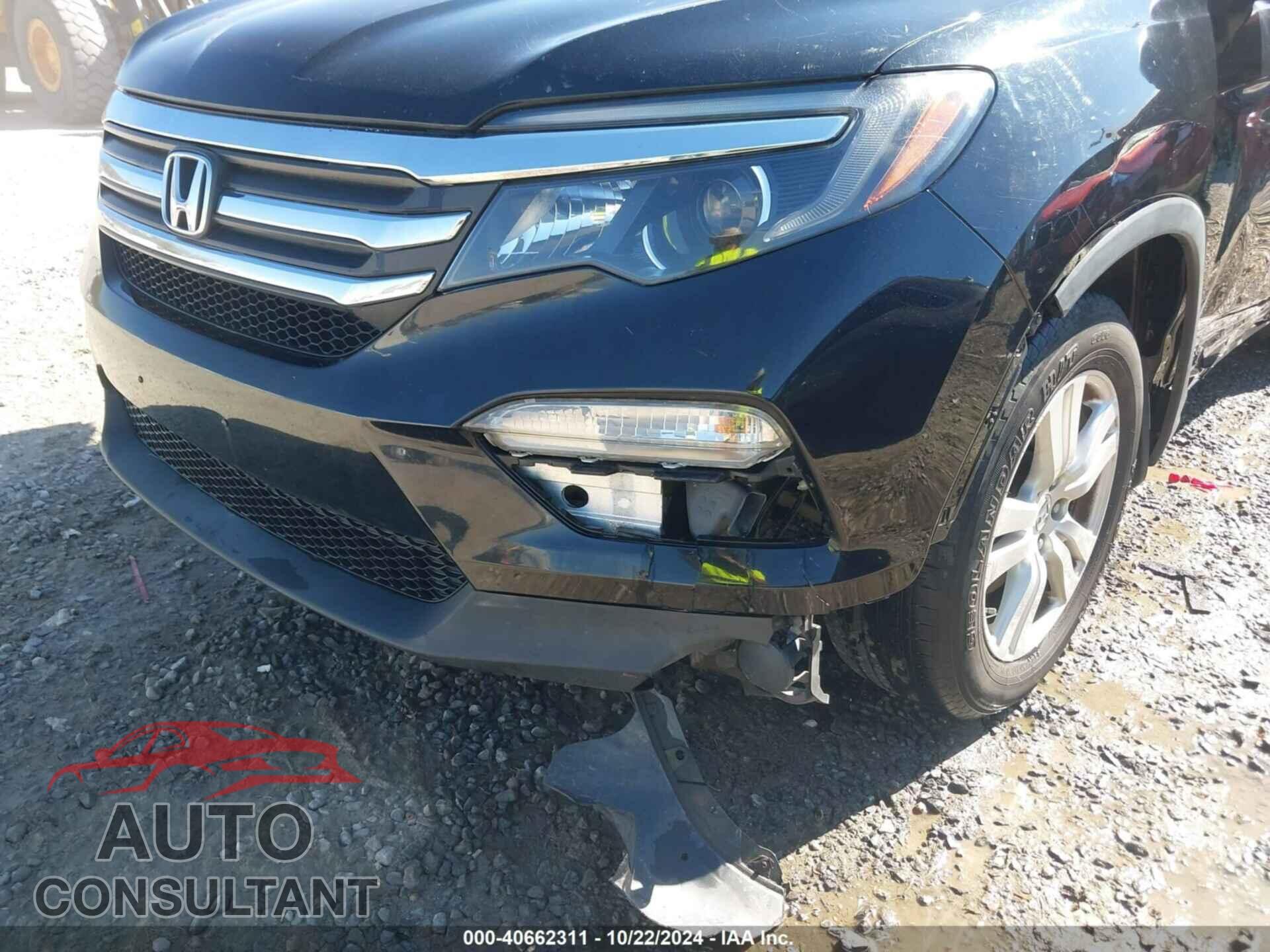 HONDA PILOT 2018 - 5FNYF6H16JB054195