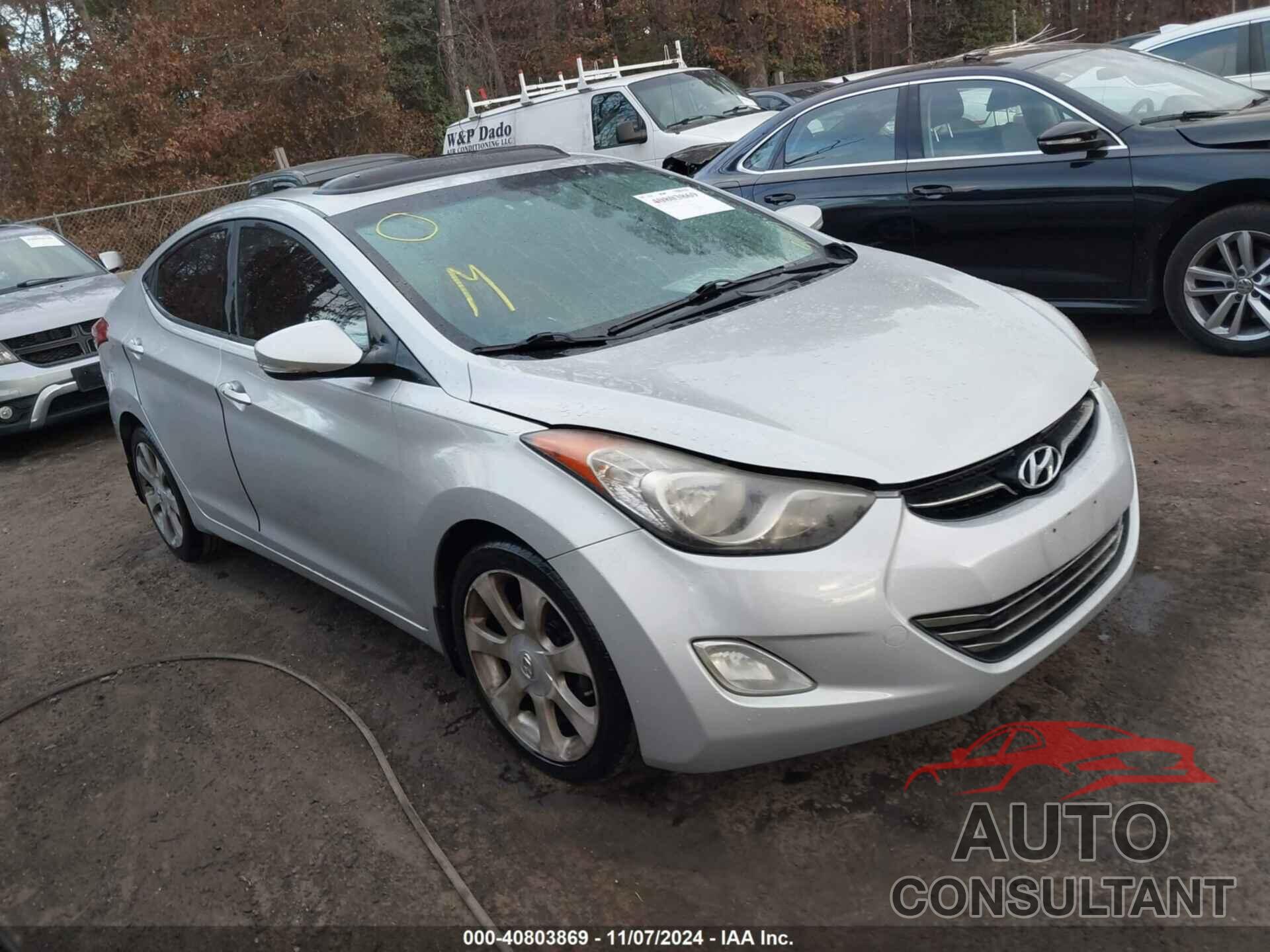 HYUNDAI ELANTRA 2013 - KMHDH4AE9DU618150