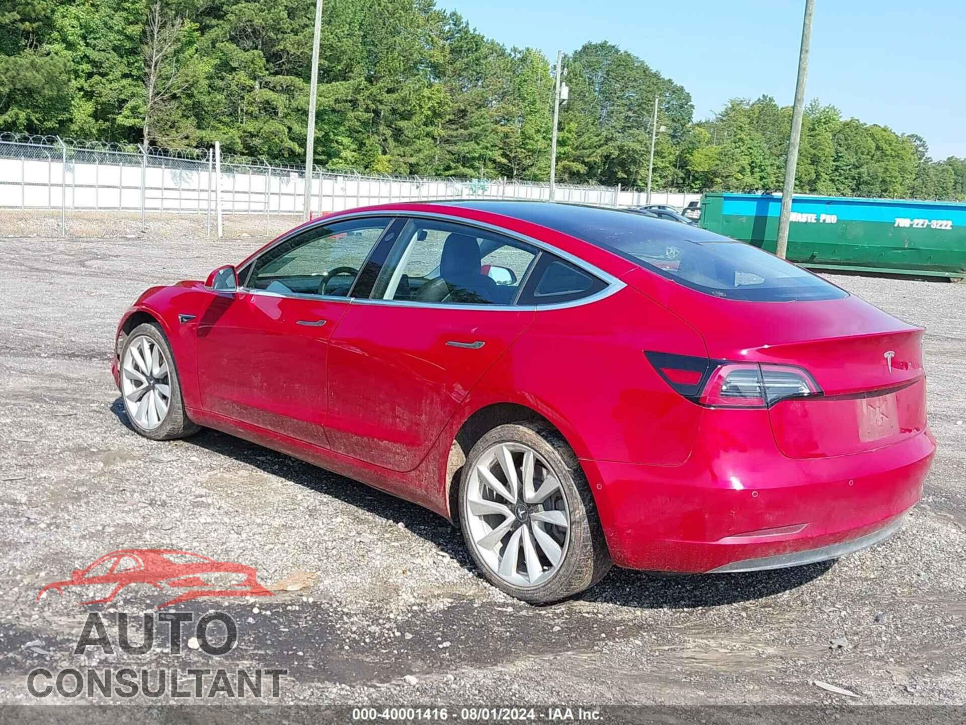 TESLA MODEL 3 2018 - 5YJ3E1EA8JF003592