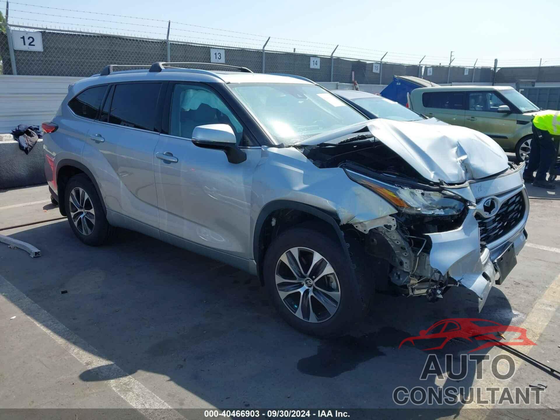 TOYOTA HIGHLANDER 2020 - 5TDGZRAH9LS028622