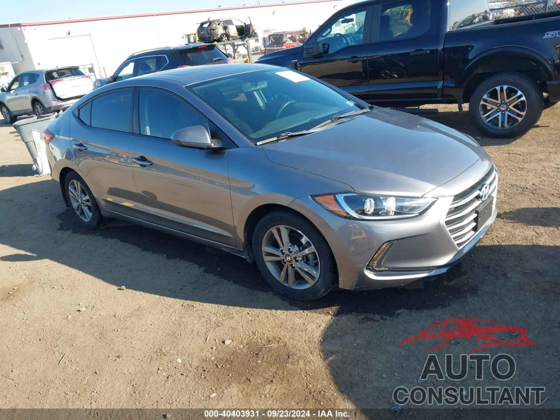 HYUNDAI ELANTRA 2018 - 5NPD84LF9JH249841