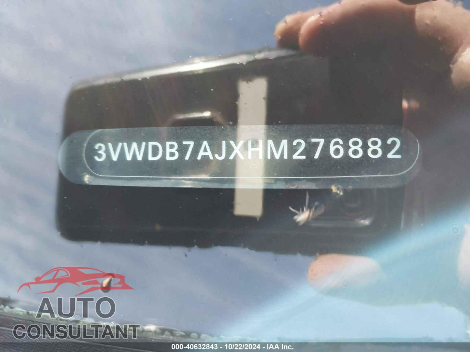 VOLKSWAGEN JETTA 2017 - 3VWDB7AJXHM276882