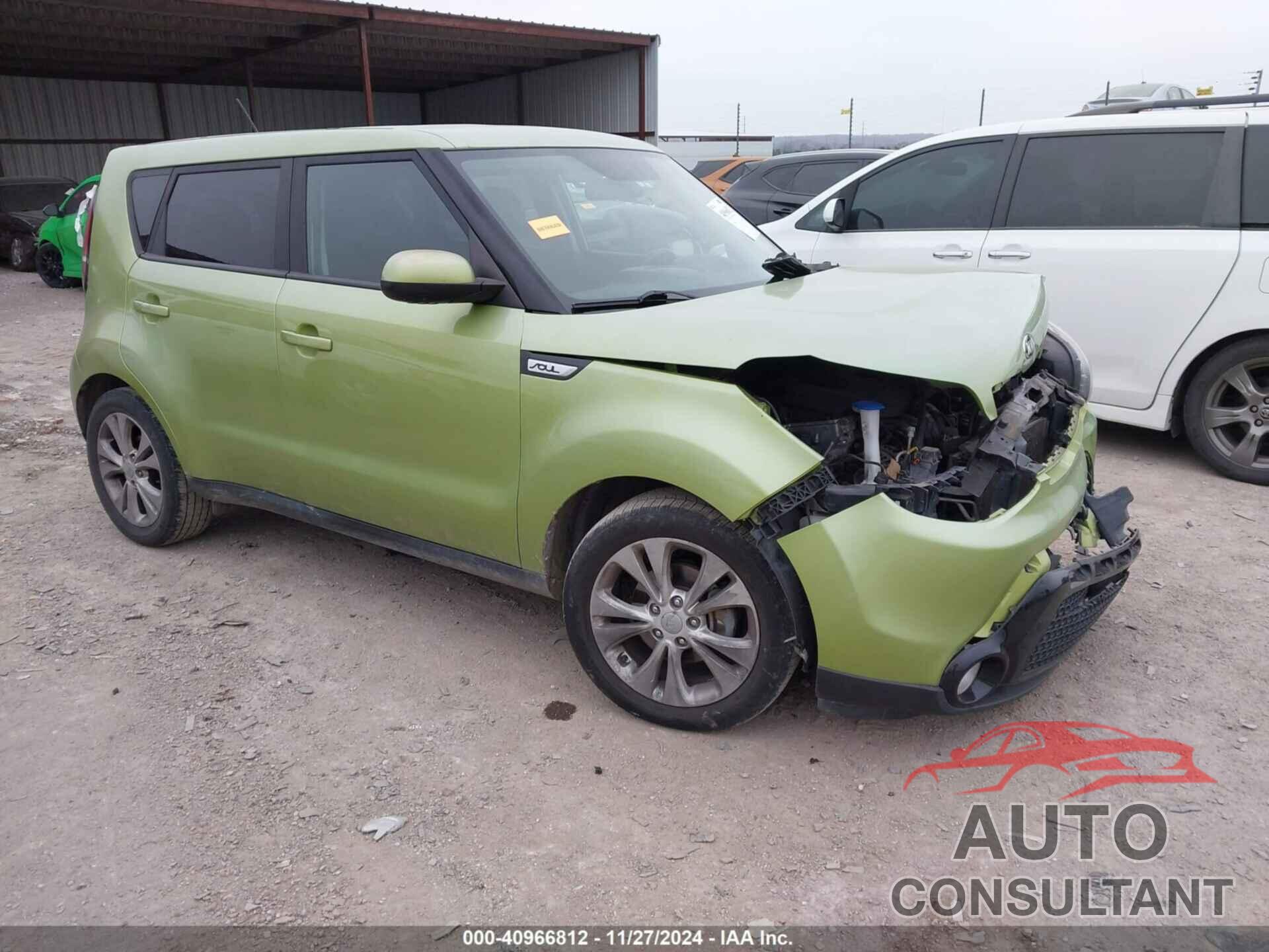 KIA SOUL 2016 - KNDJP3A58G7860743