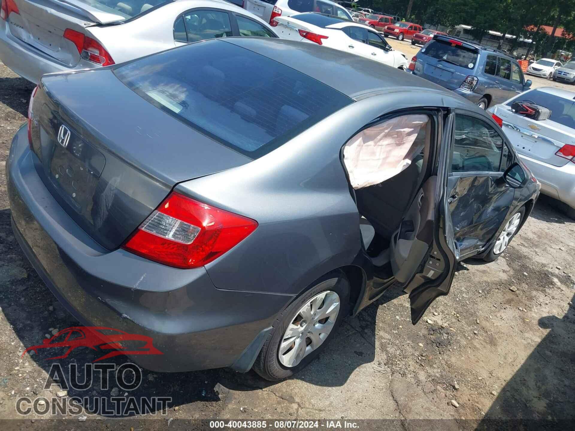 HONDA CIVIC 2012 - 19XFB2F59CE037112