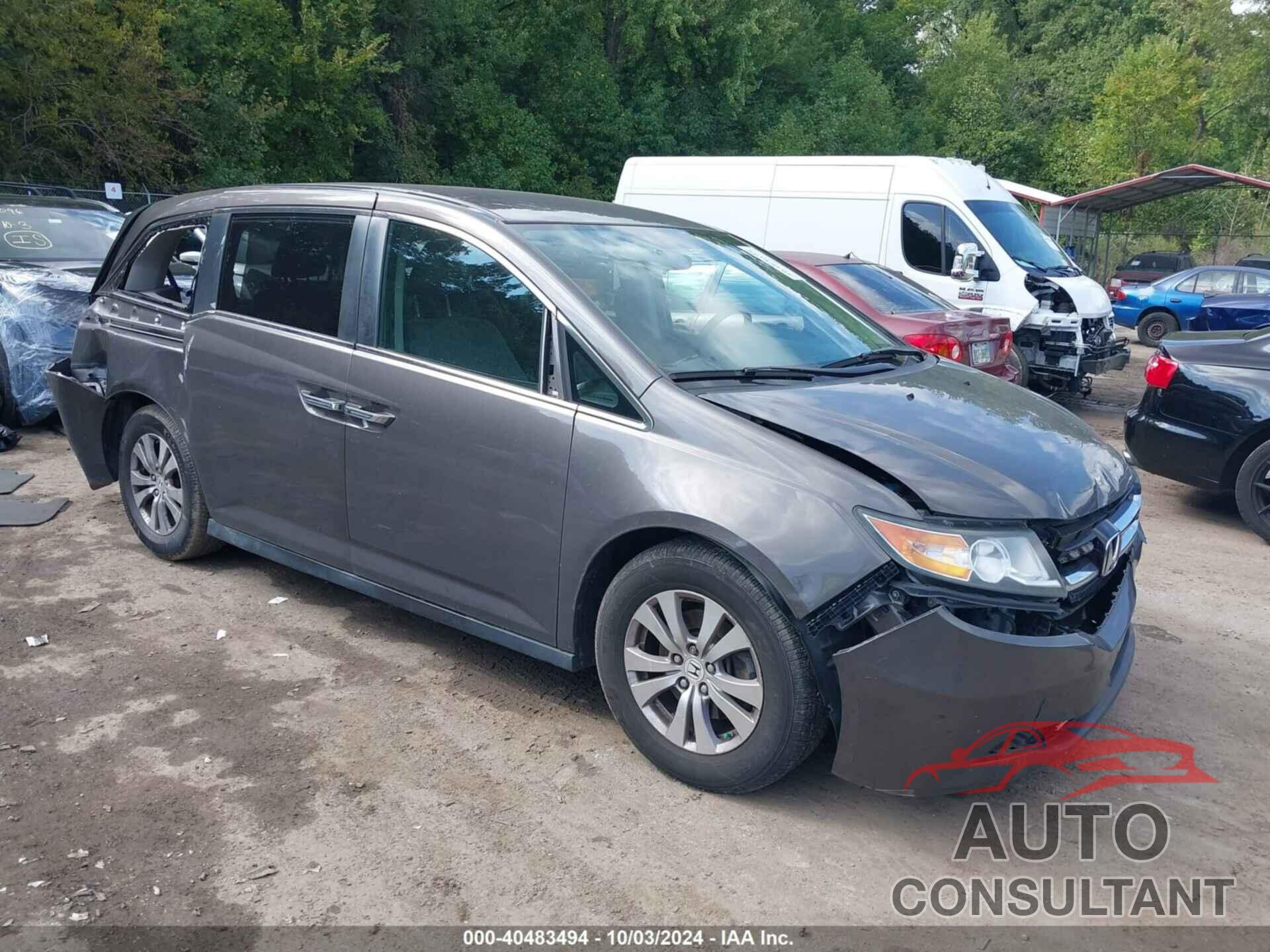 HONDA ODYSSEY 2017 - 5FNRL5H34HB010196