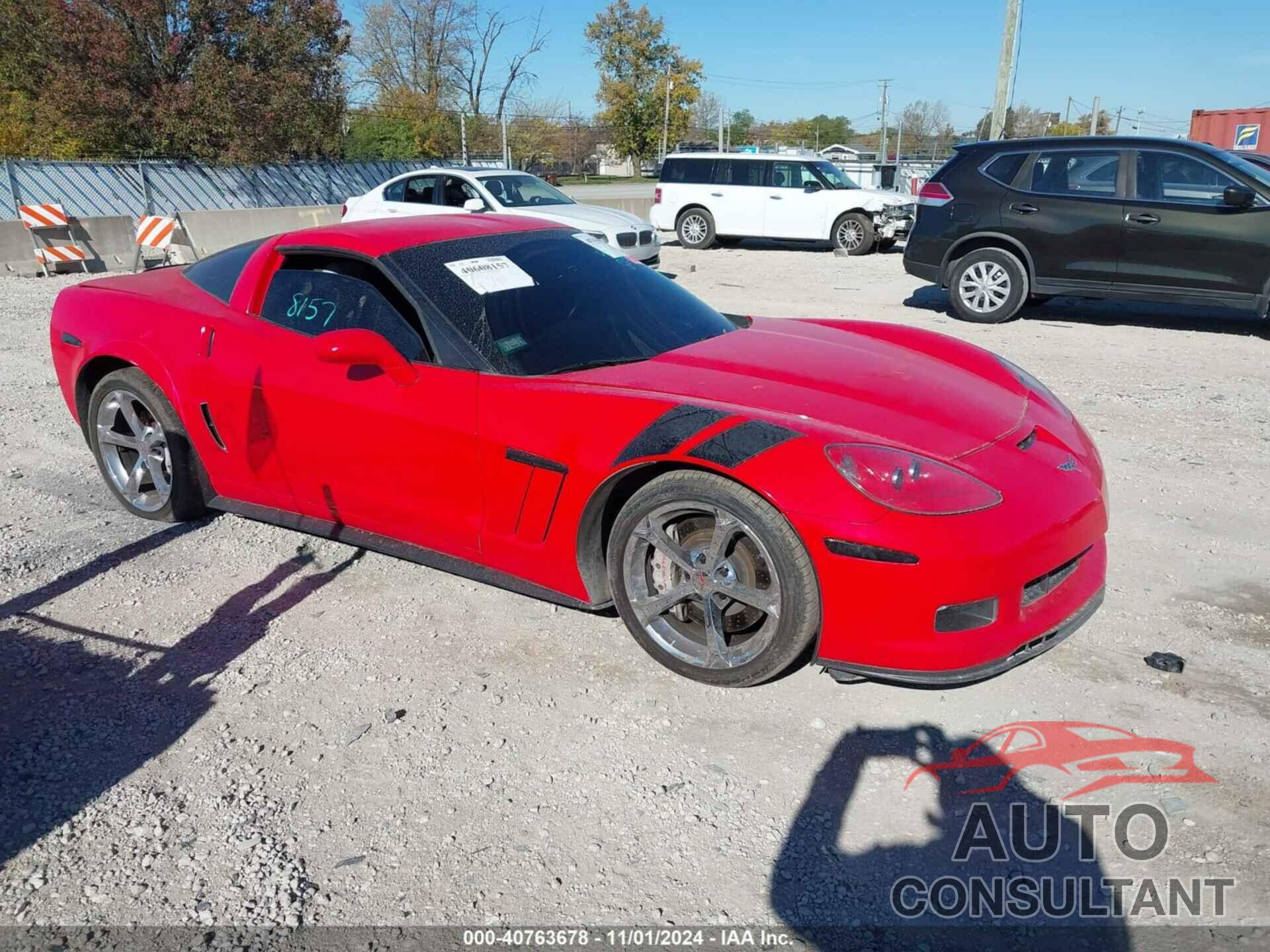 CHEVROLET CORVETTE 2012 - 1G1YW2DW1C5107229