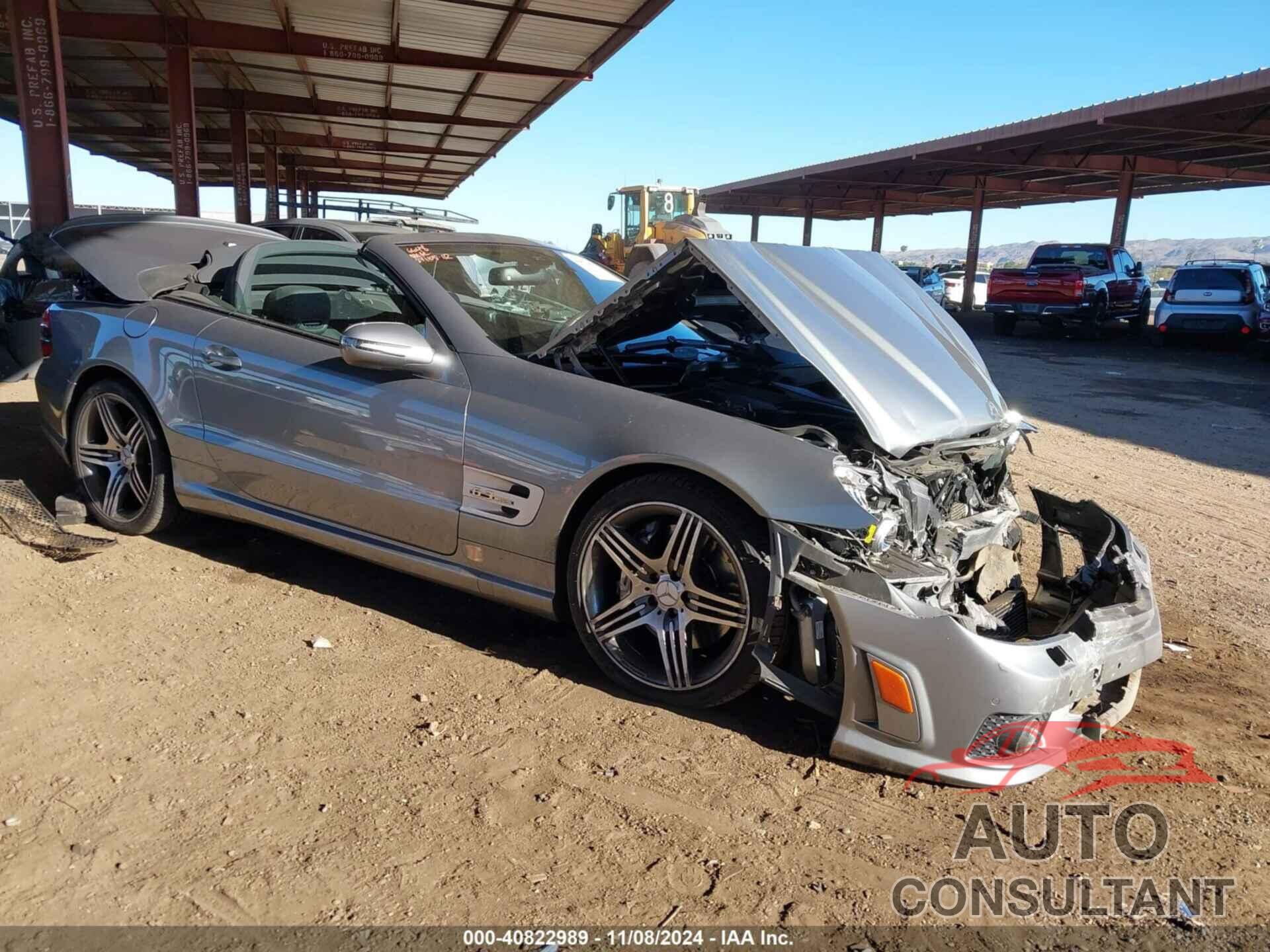 MERCEDES-BENZ SL 63 AMG 2009 - WDBSK70F09F146648