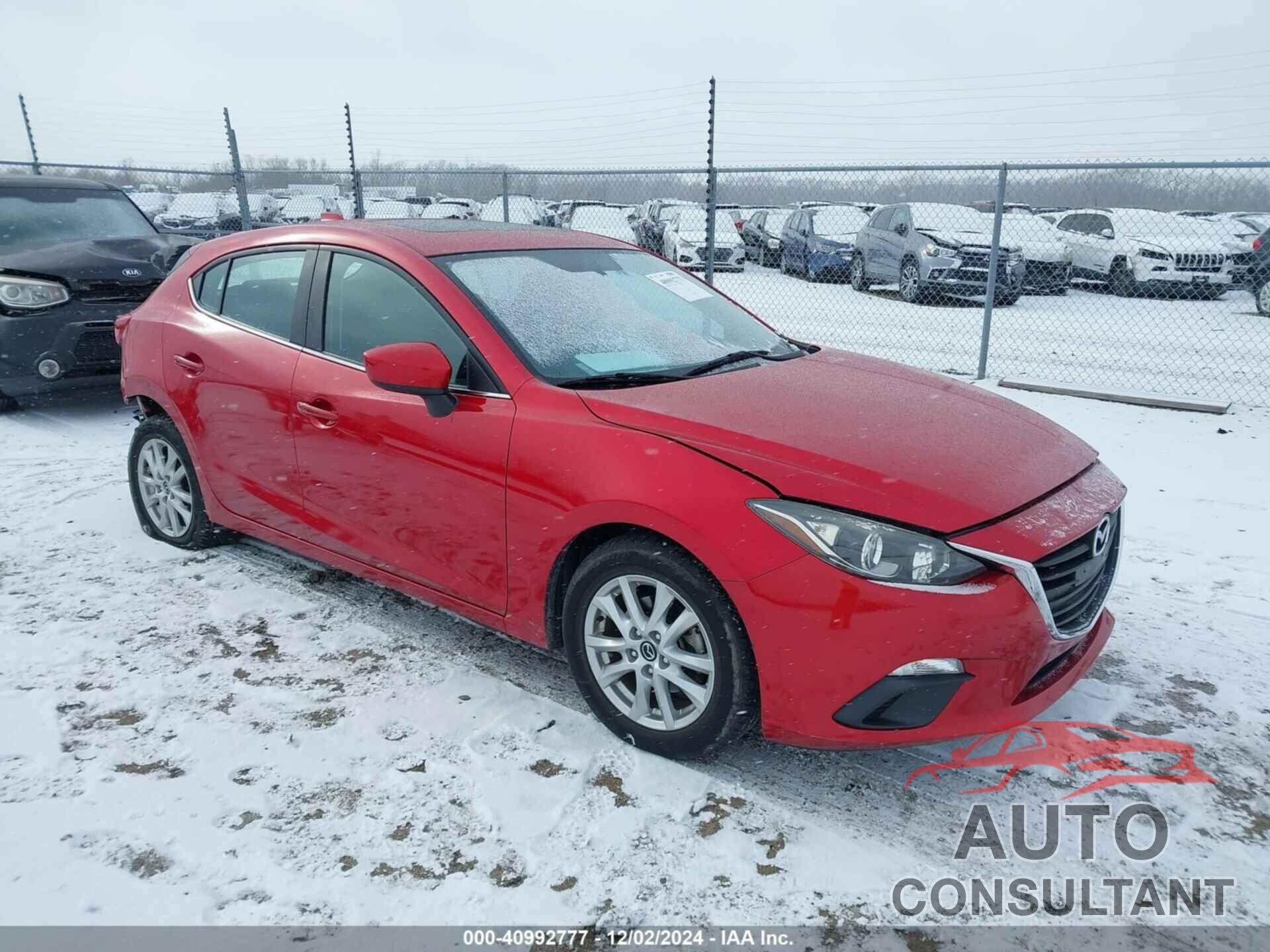 MAZDA MAZDA3 2014 - JM1BM1L71E1148896