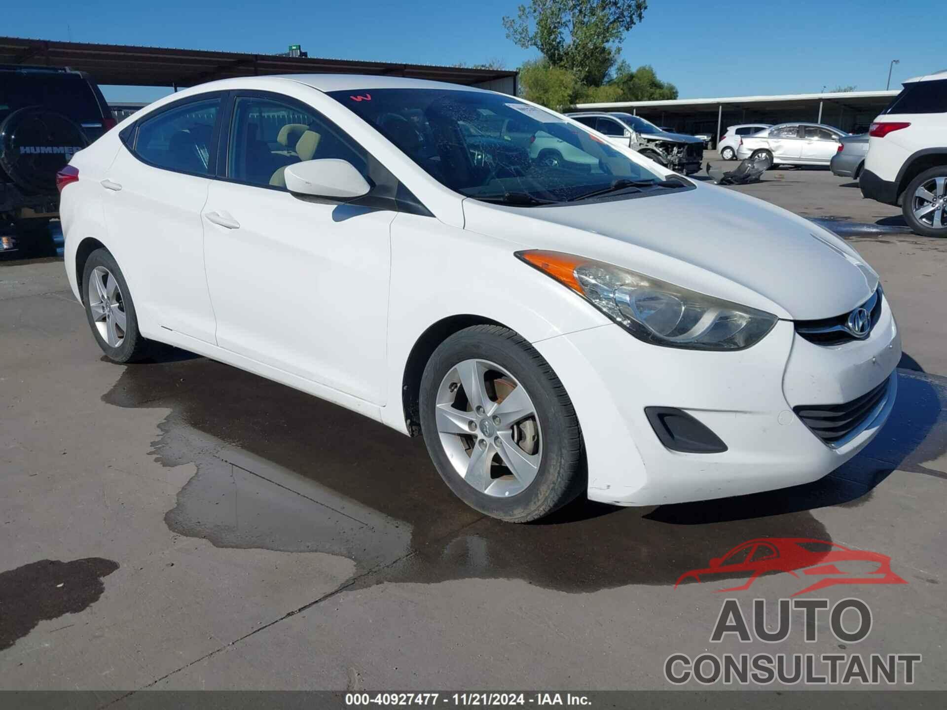 HYUNDAI ELANTRA 2013 - 5NPDH4AE5DH376150