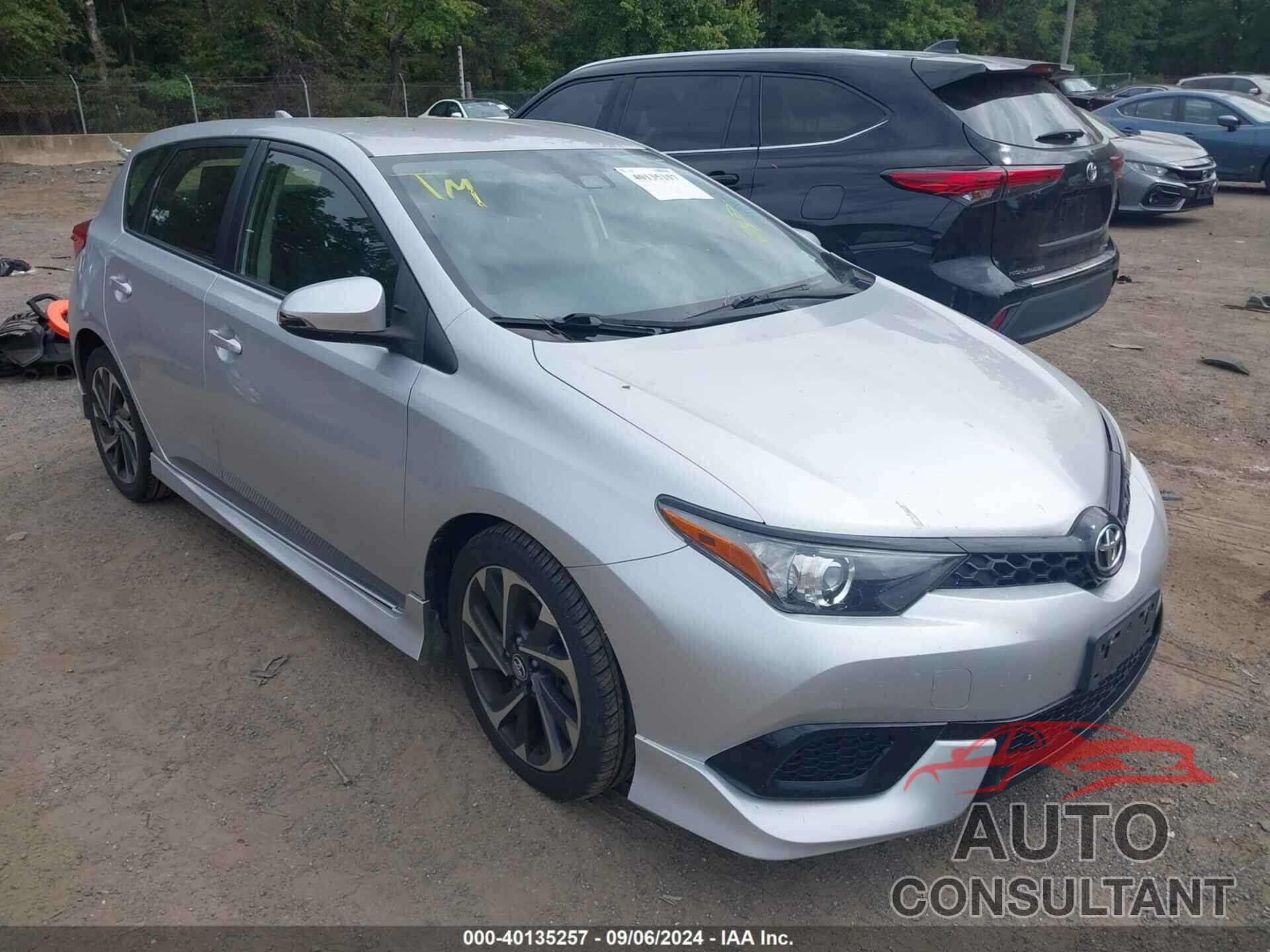 TOYOTA COROLLA IM 2017 - JTNKARJE5HJ535542