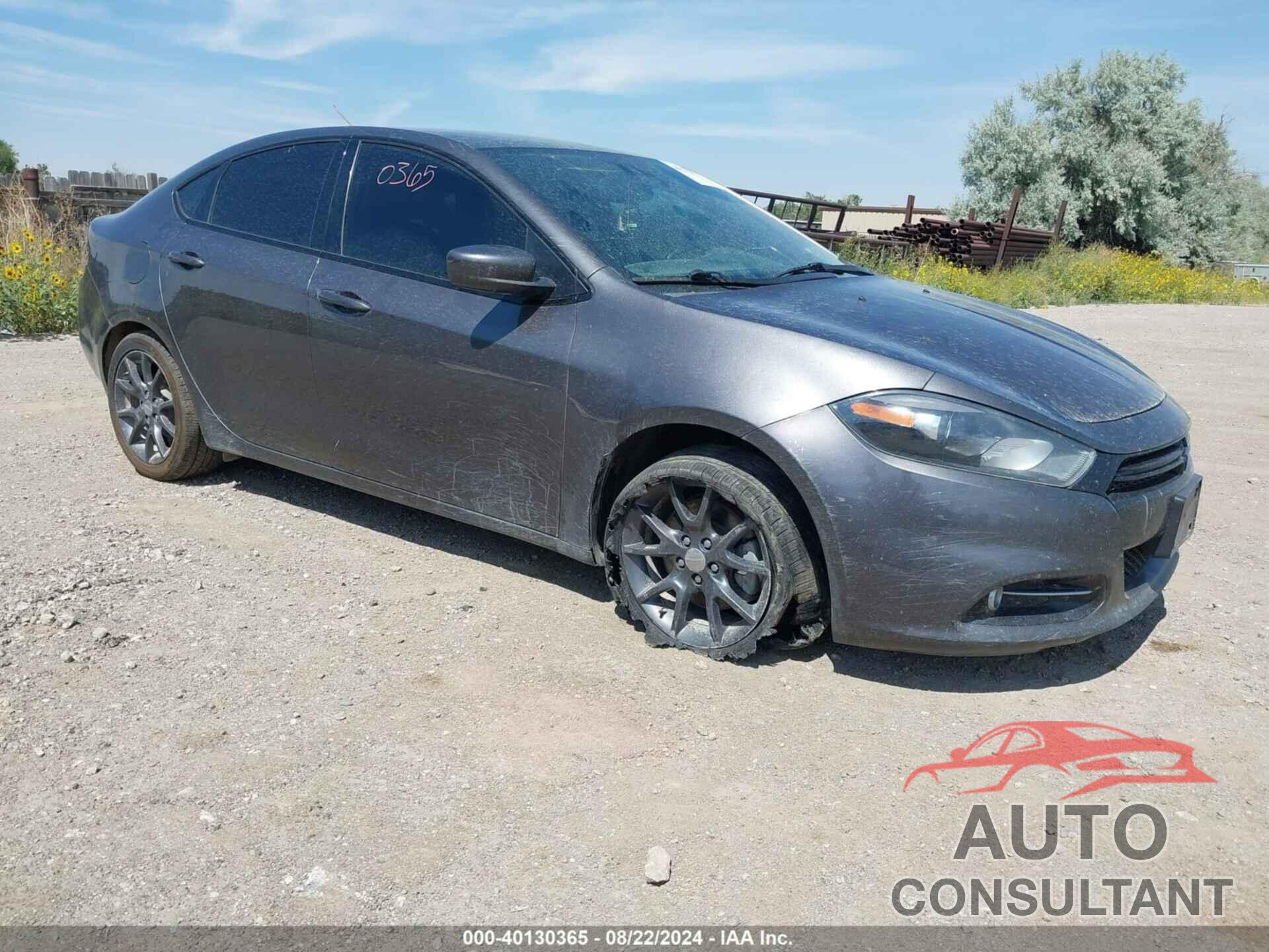 DODGE DART 2015 - 1C3CDFBBXFD299649