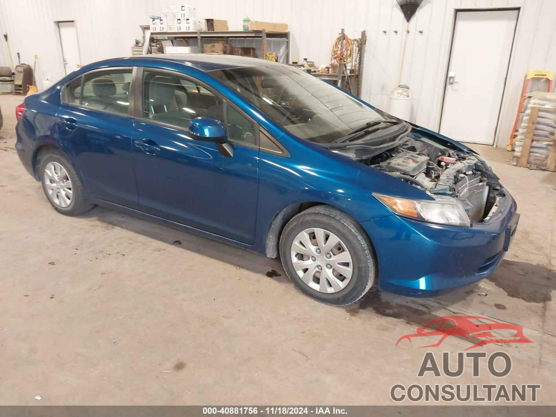 HONDA CIVIC 2012 - 2HGFB2F57CH578939