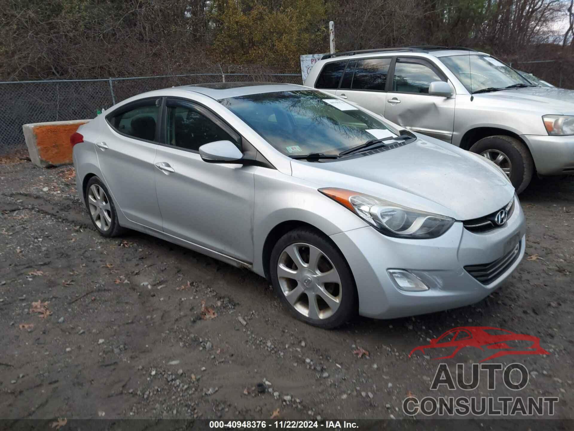 HYUNDAI ELANTRA 2012 - KMHDH4AE5CU228922
