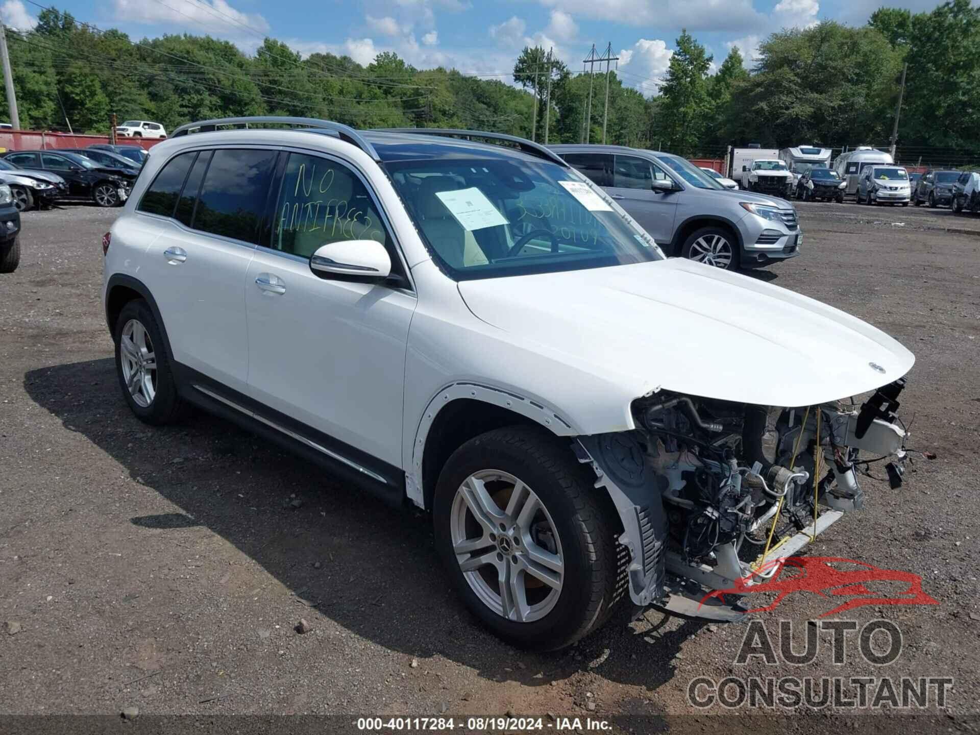 MERCEDES-BENZ GLB 250 2022 - W1N4M4HBXNW180846