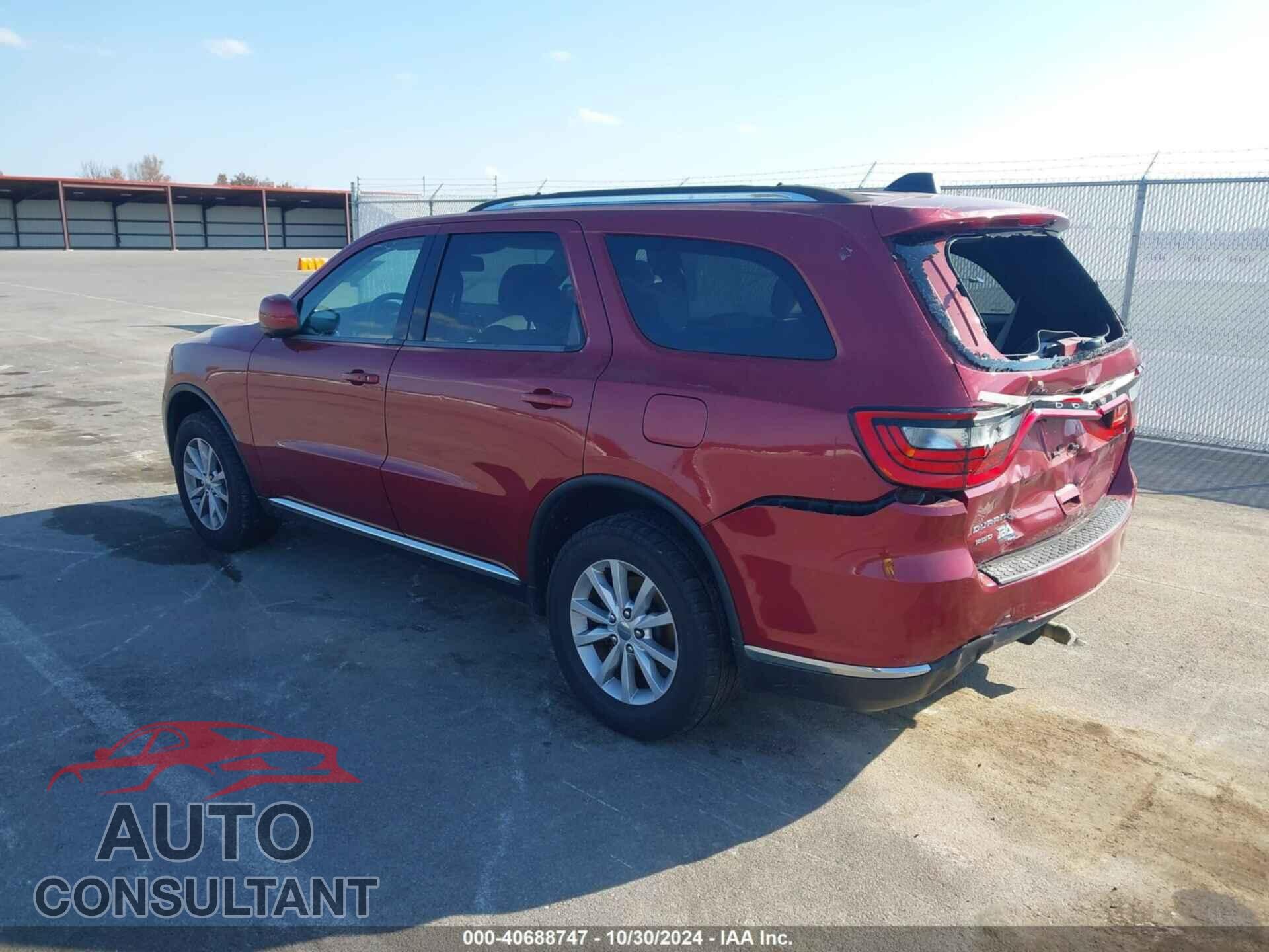 DODGE DURANGO 2015 - 1C4RDJAGXFC244825