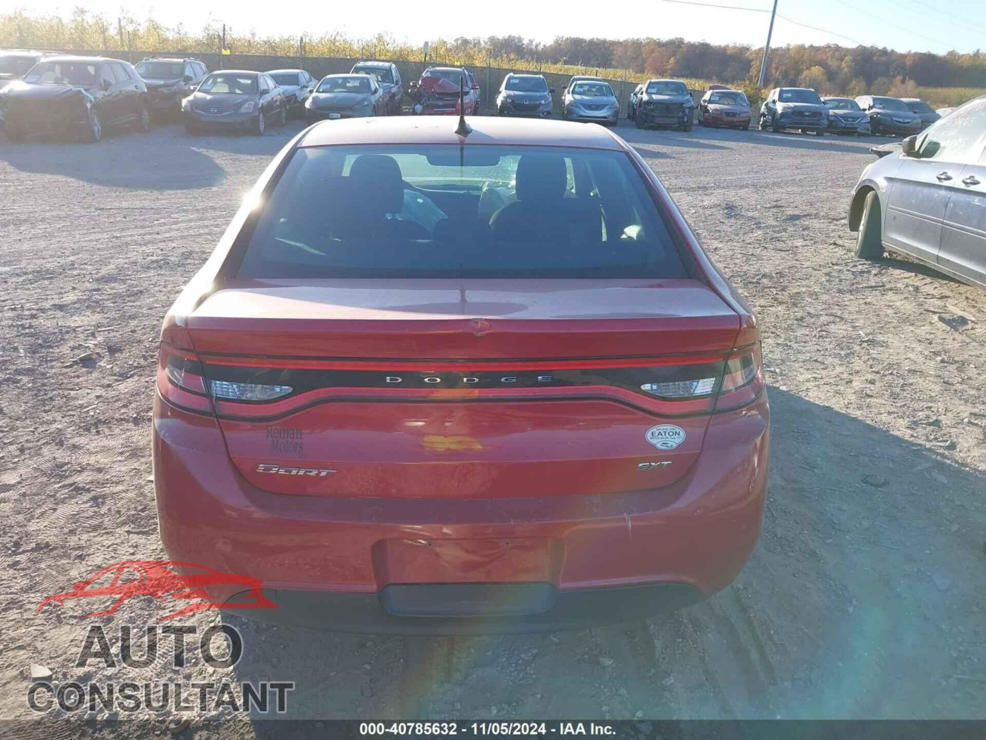 DODGE DART 2013 - 1C3CDFBA2DD170566