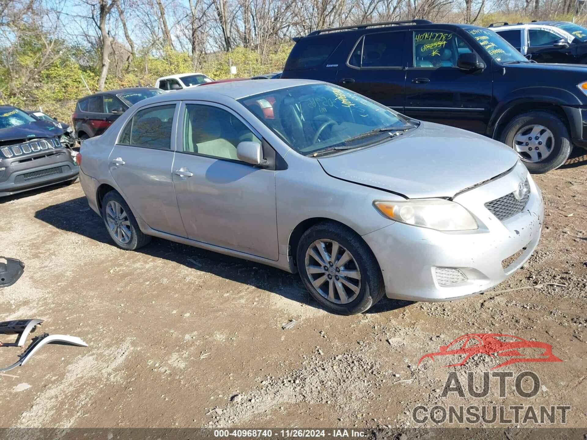 TOYOTA COROLLA 2009 - 1NXBU40E69Z020626
