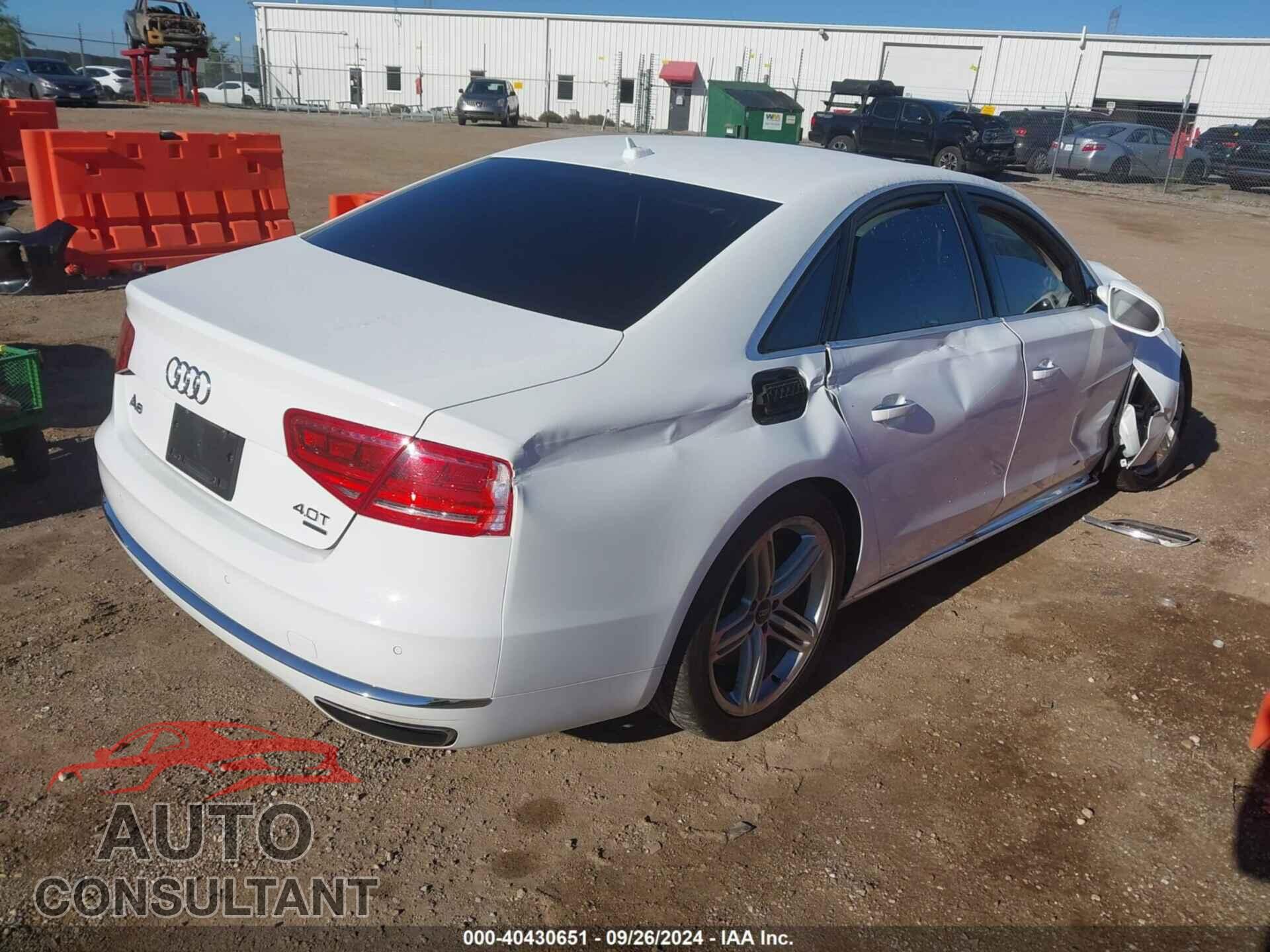 AUDI A8 2013 - WAUA2AFD9DN017867