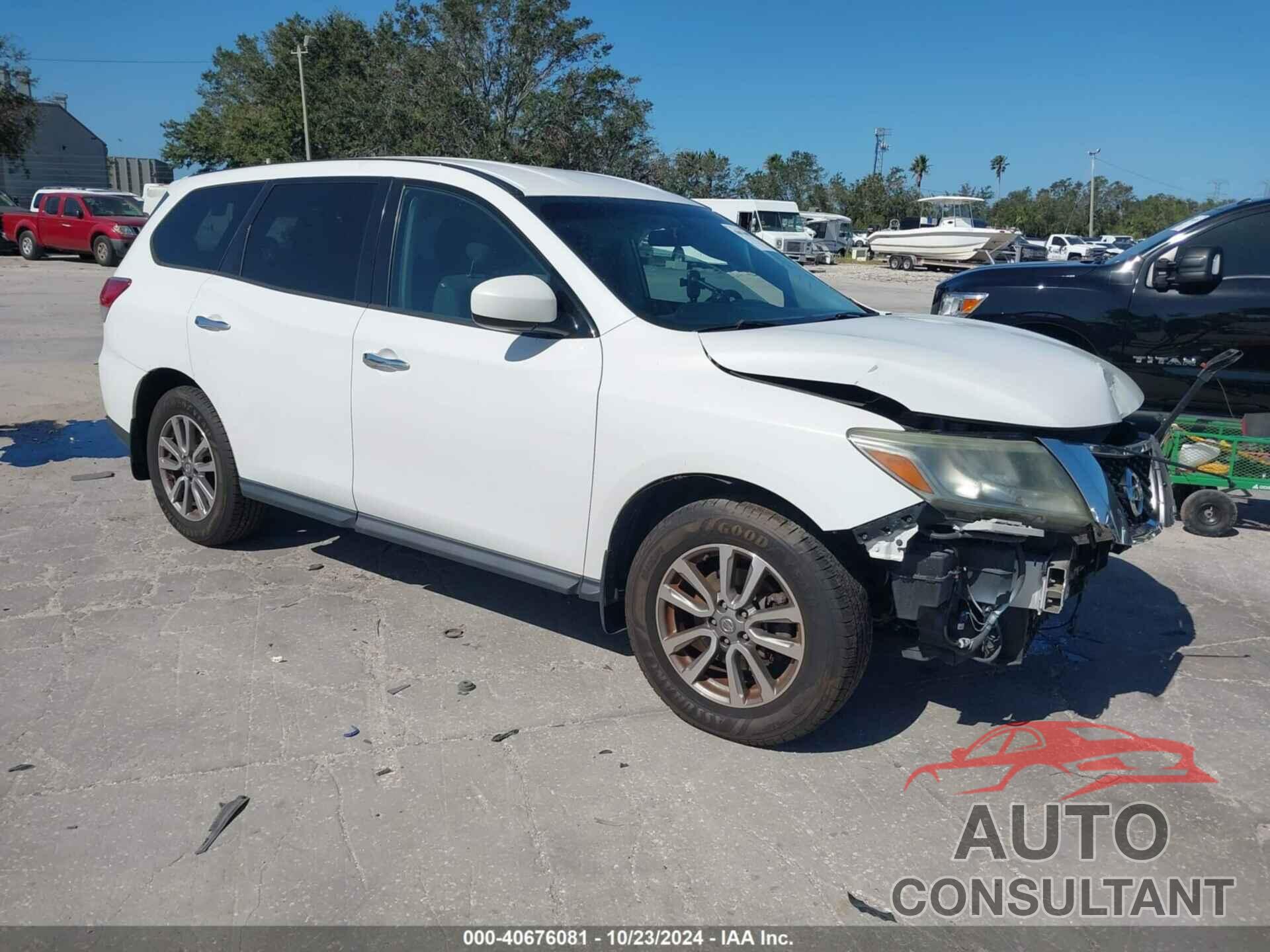 NISSAN PATHFINDER 2013 - 5N1AR2MN4DC642202