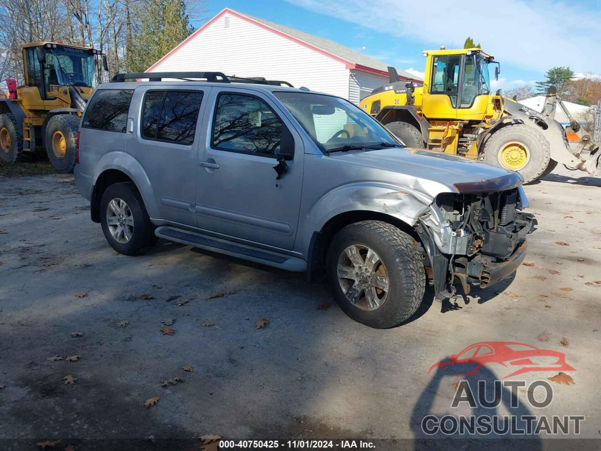 NISSAN PATHFINDER 2009 - 5N1AR18B99C614493