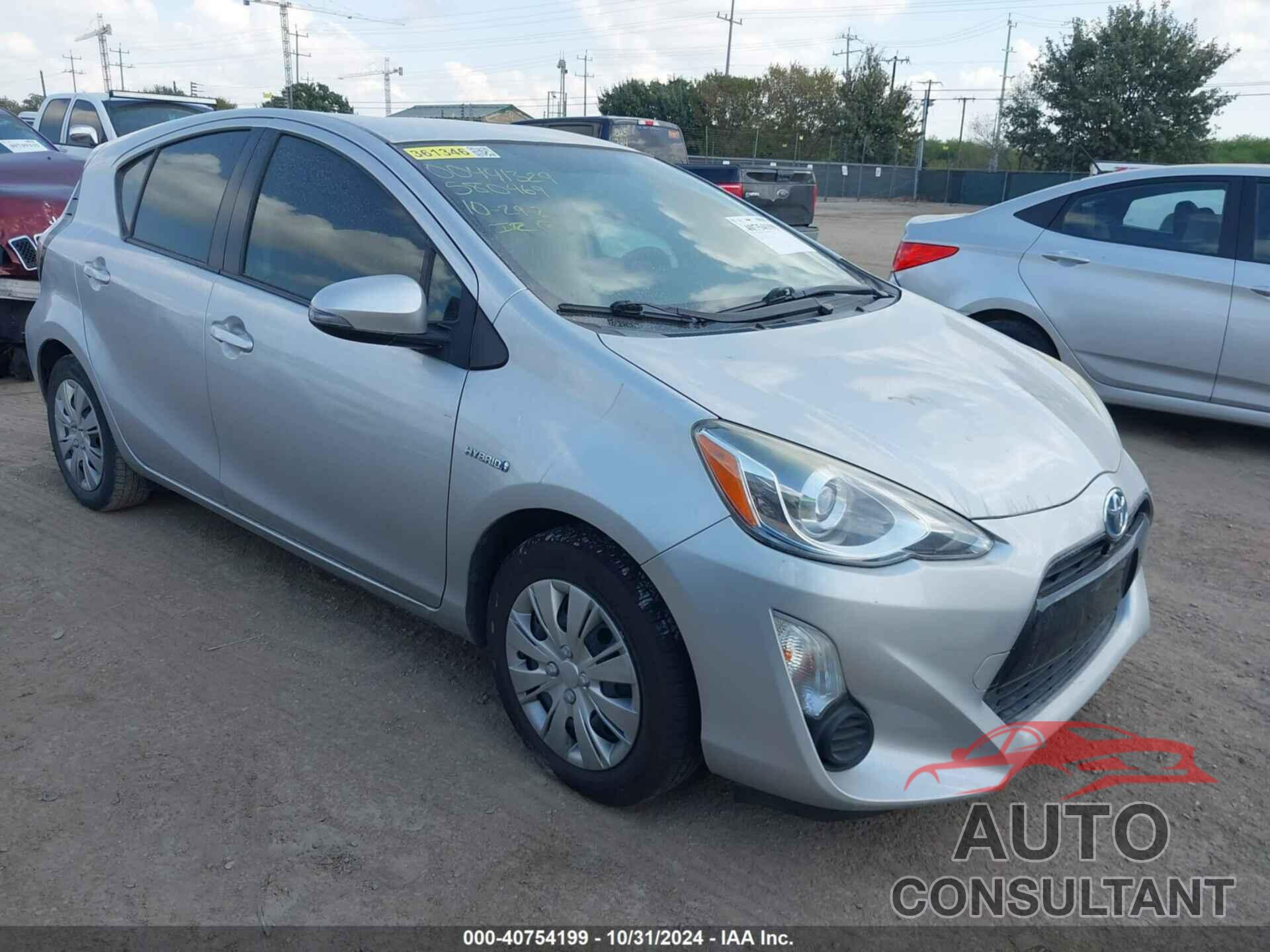 TOYOTA PRIUS C 2015 - JTDKDTB30F1580469