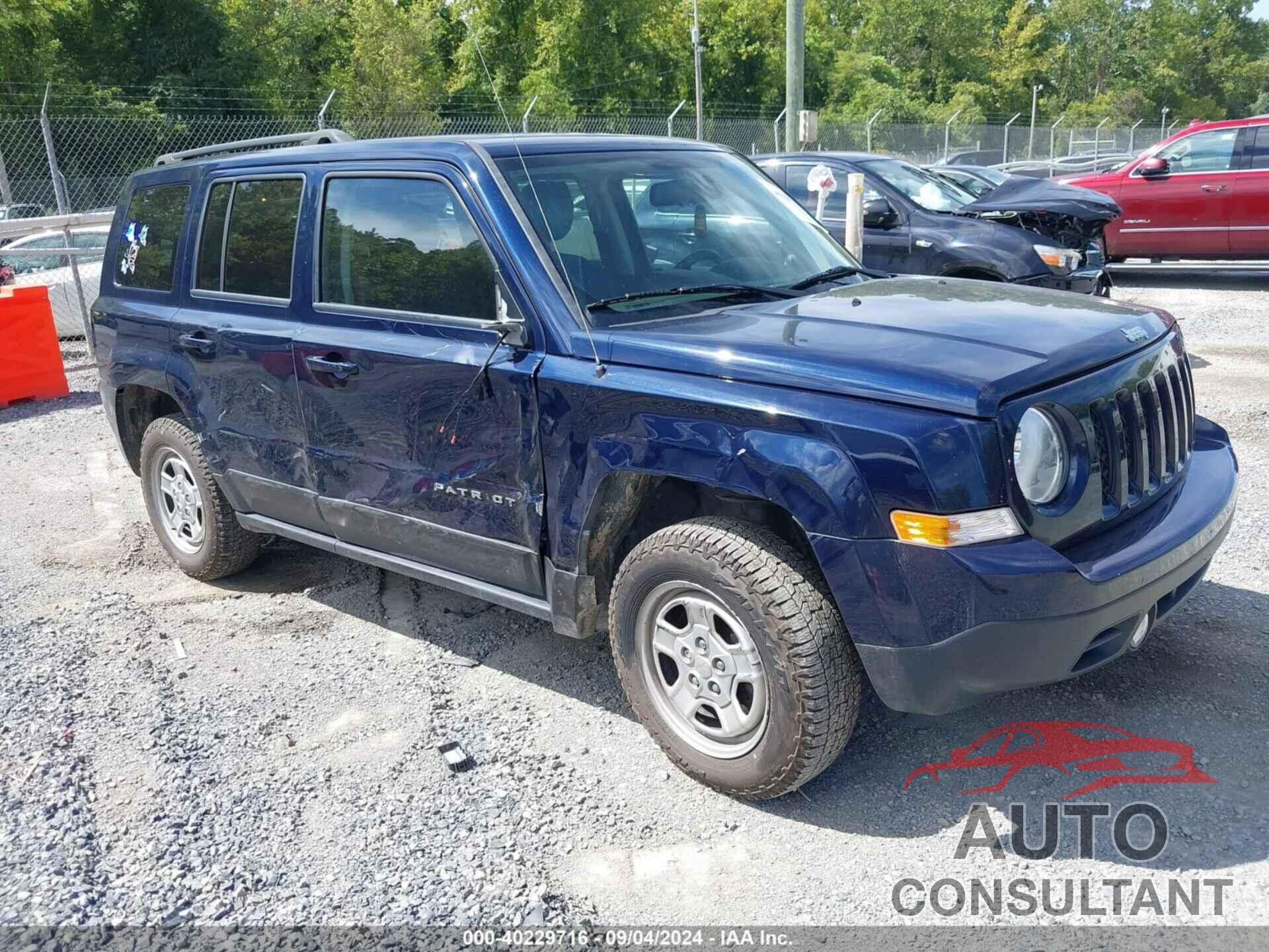 JEEP PATRIOT 2016 - 1C4NJRBB5GD597526