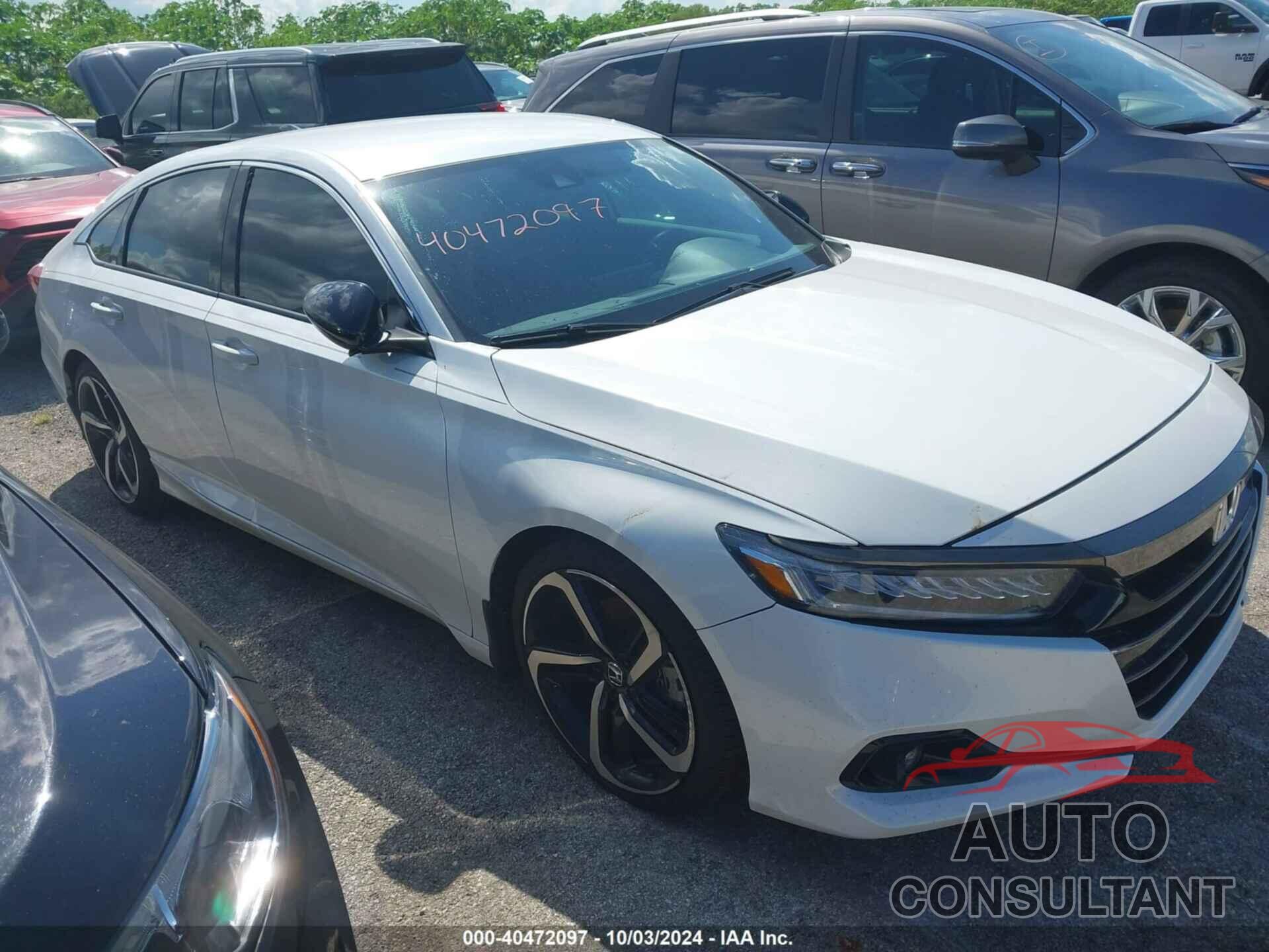HONDA ACCORD 2022 - 1HGCV1F38NA052565