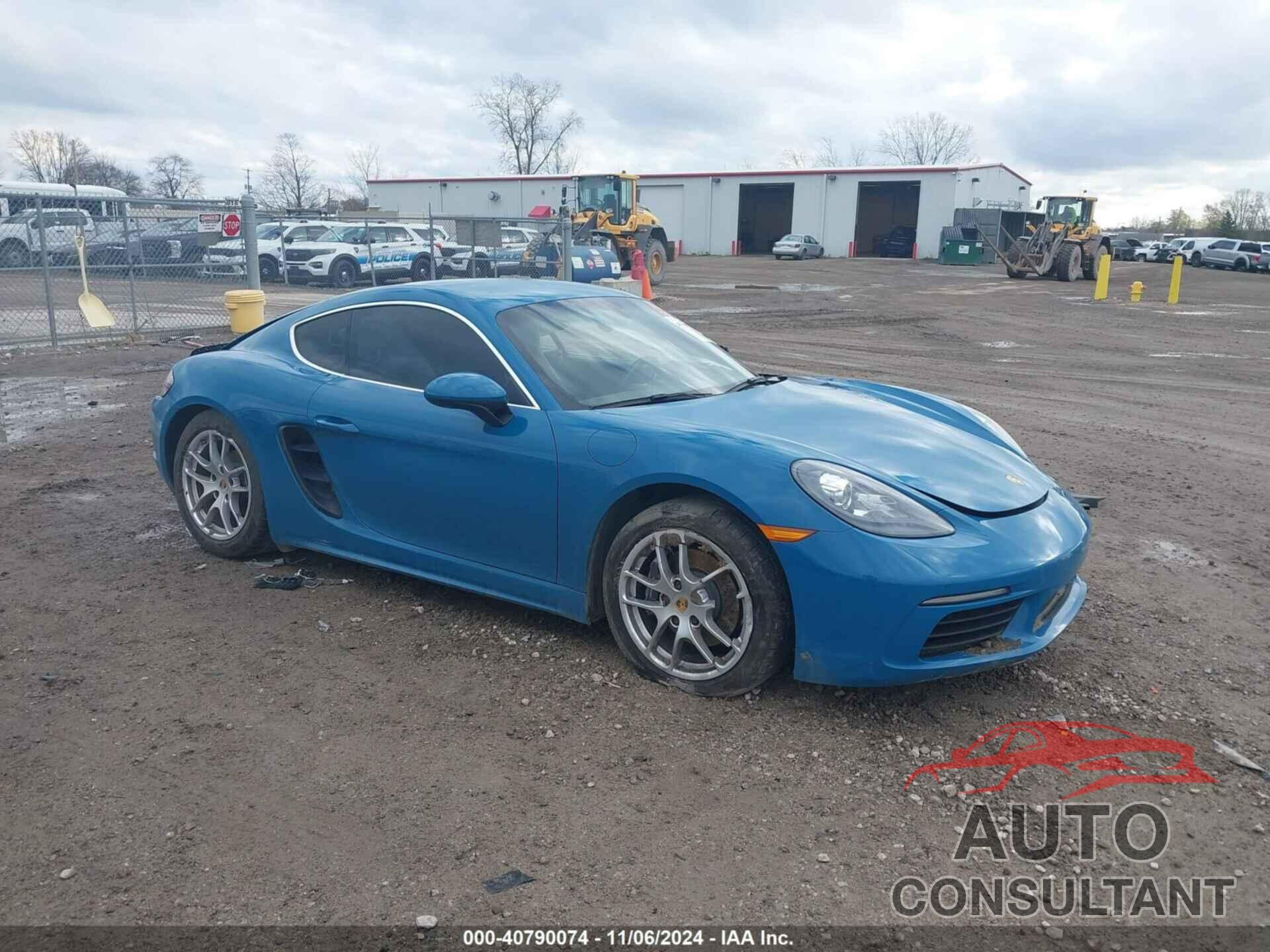 PORSCHE 718 CAYMAN 2018 - WP0AA2A80JS260082