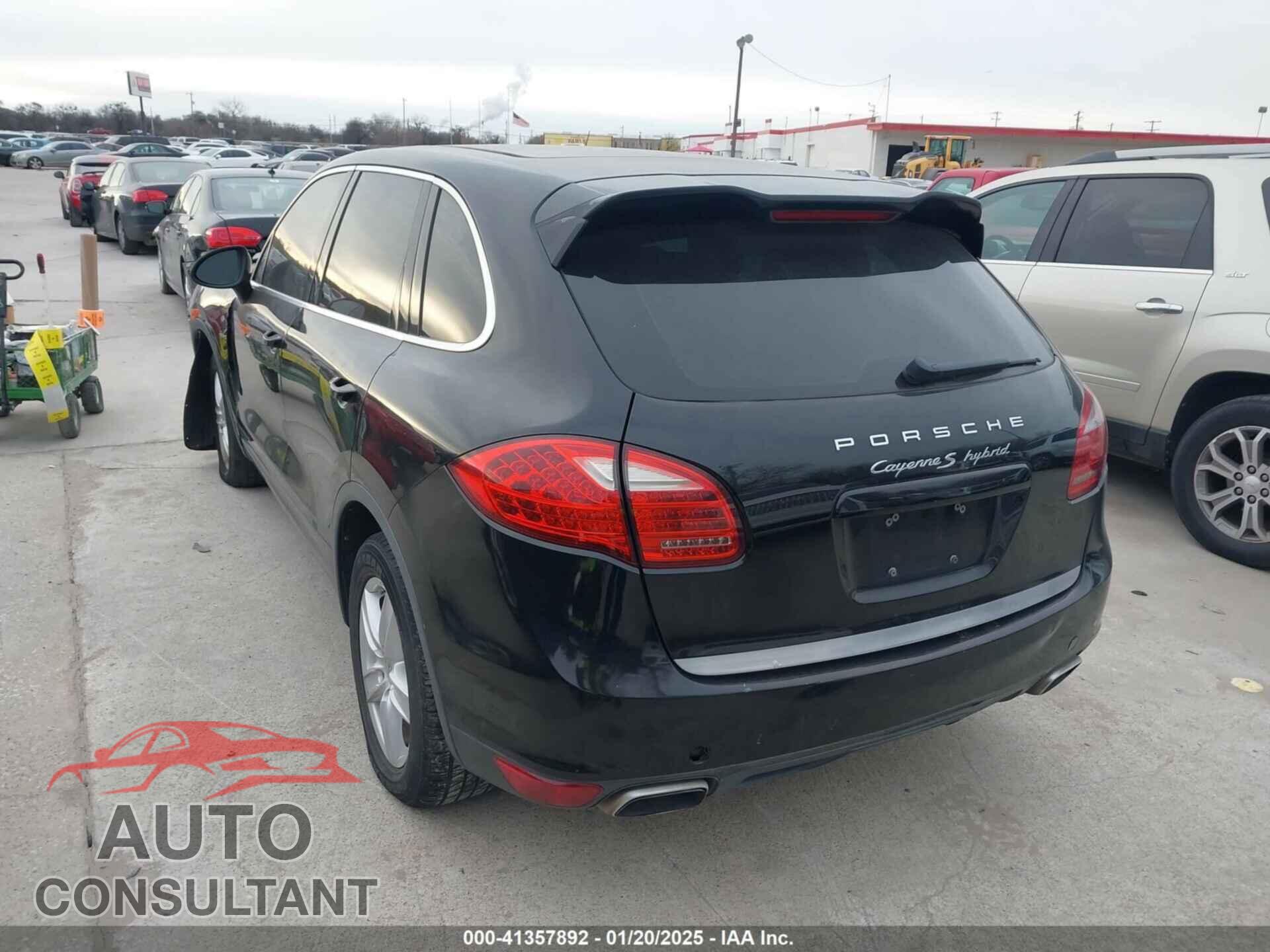 PORSCHE CAYENNE HYBRID 2012 - WP1AE2A25CLA92242
