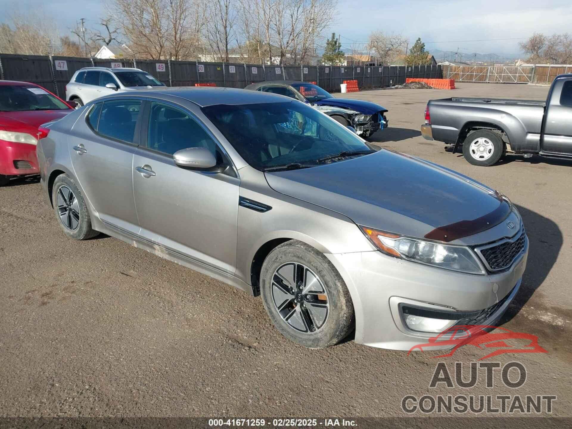 KIA OPTIMA HYBRID 2012 - KNAGM4AD0C5013301