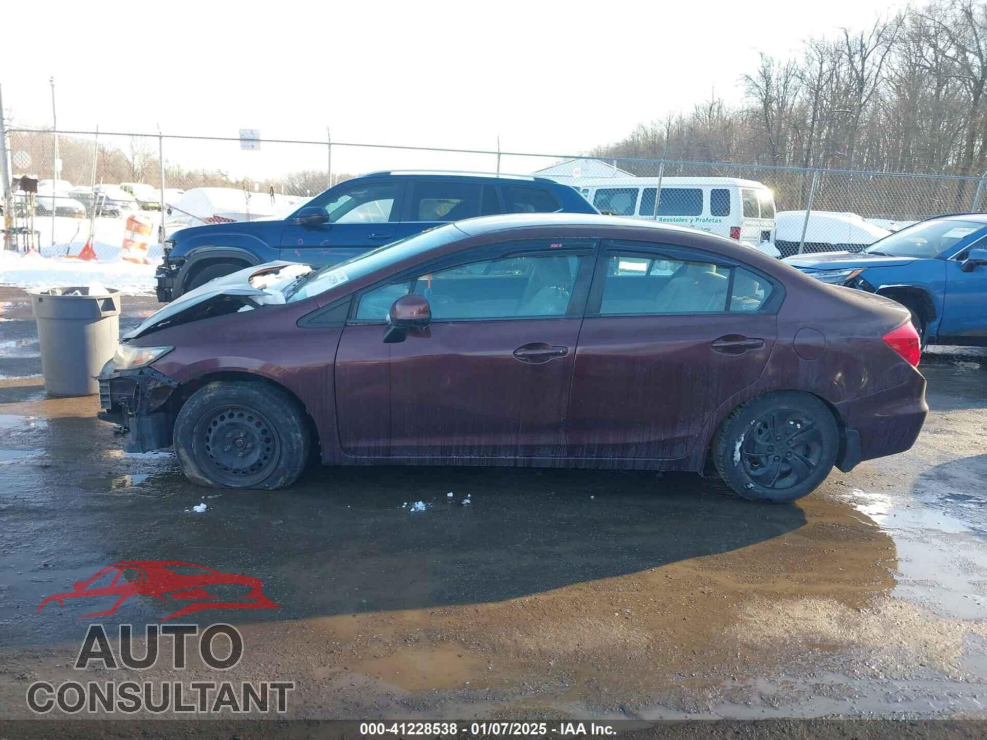 HONDA CIVIC SDN 2012 - 19XFB2F5XCE057949