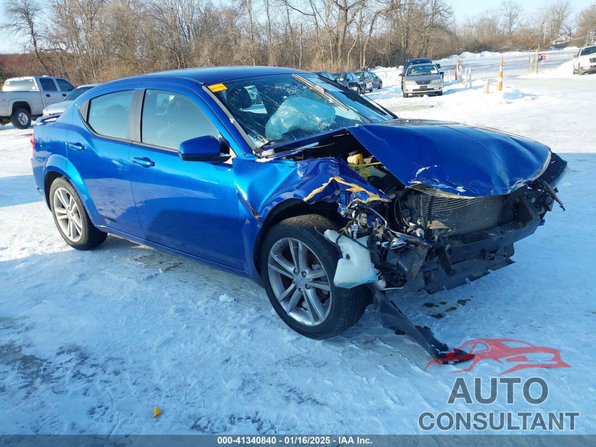 DODGE AVENGER 2012 - 1C3CDZCB6CN290419