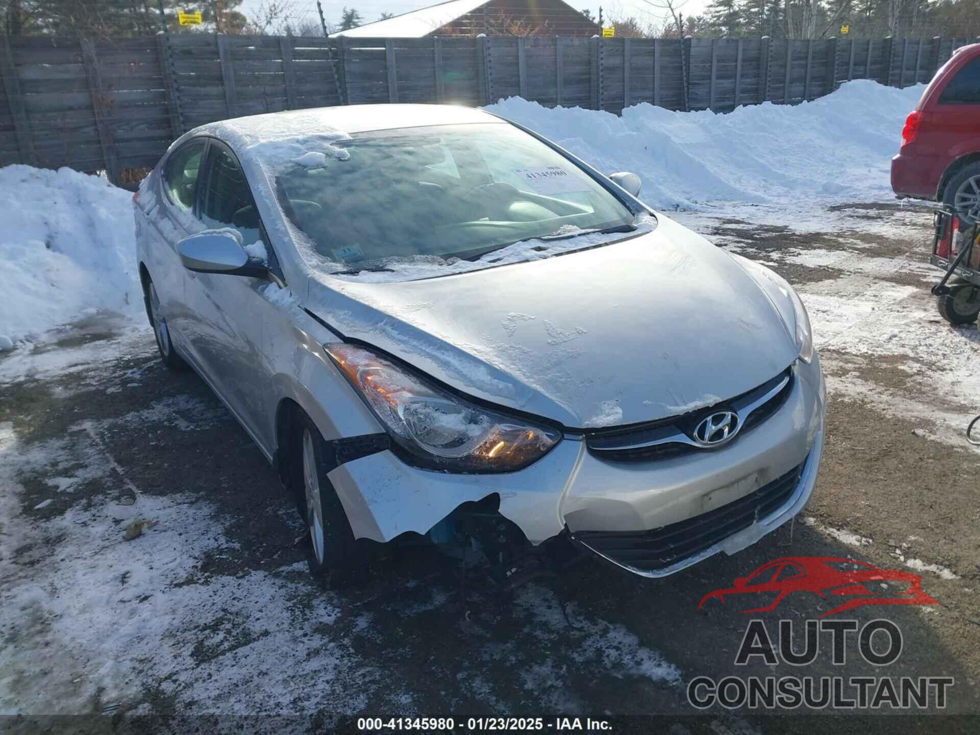 HYUNDAI ELANTRA 2013 - KMHDH4AE2DU600363