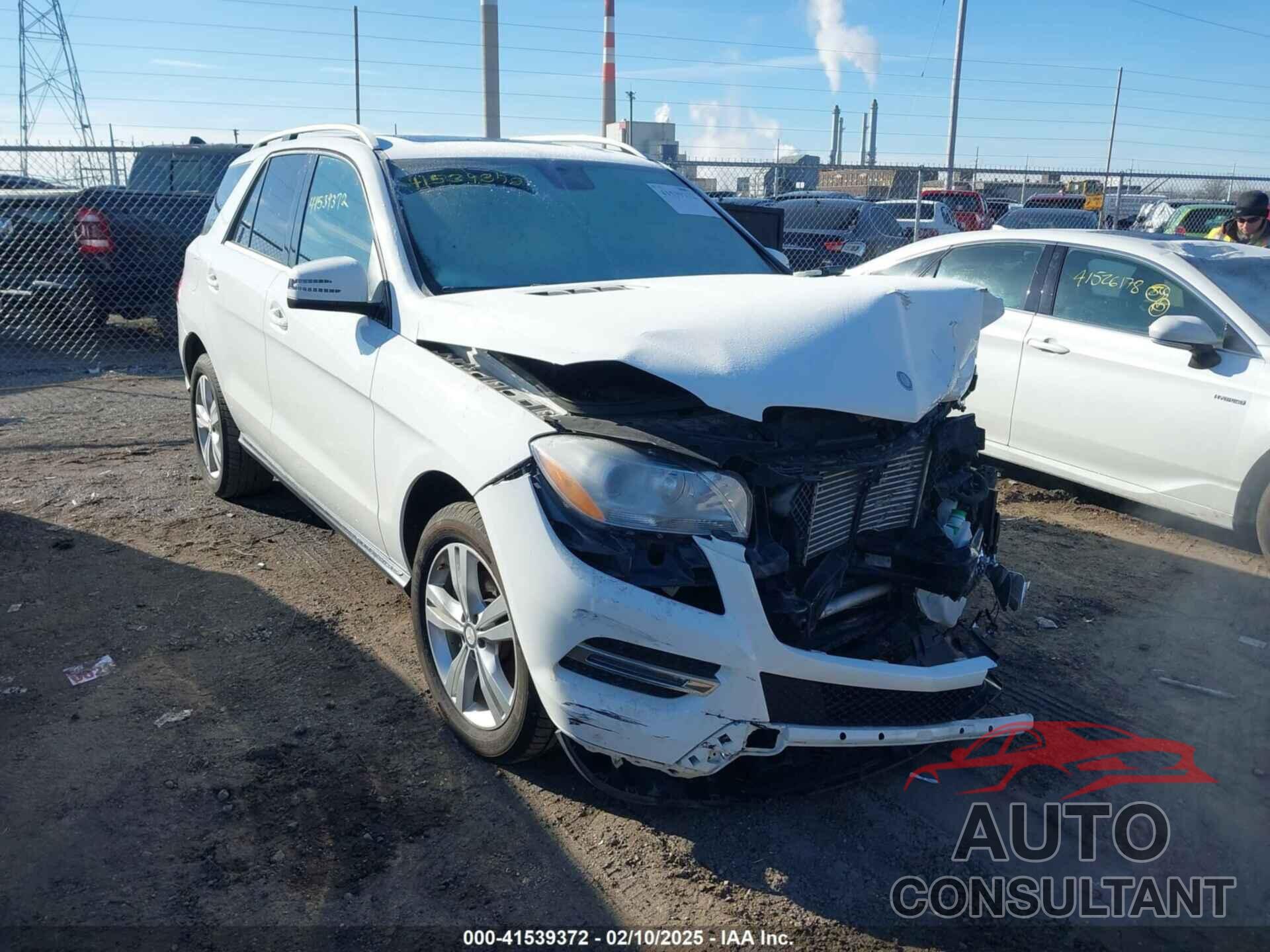 MERCEDES-BENZ ML 350 BLUETEC 2014 - 4JGDA2EB2EA302665