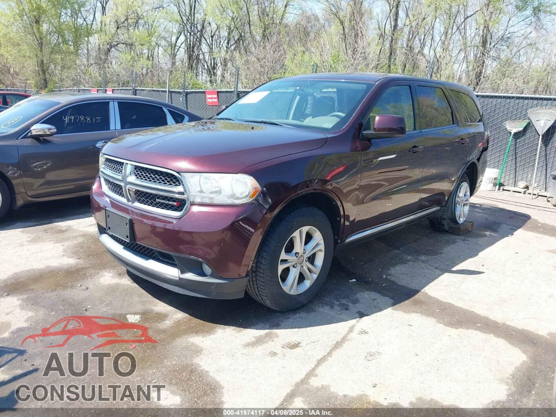 DODGE DURANGO 2012 - 1C4RDJAG5CC301640
