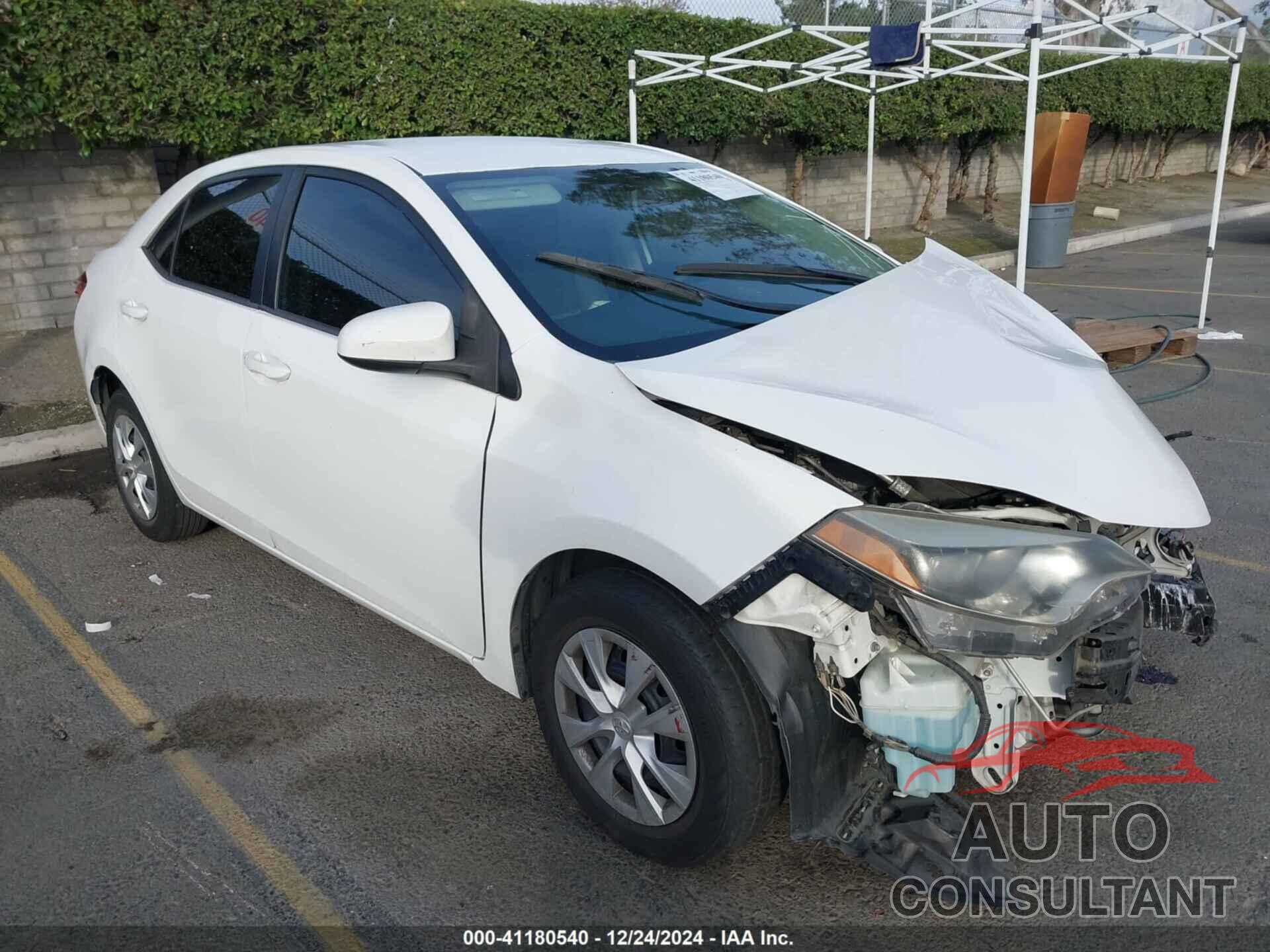 TOYOTA COROLLA 2015 - 2T1BURHE8FC431895