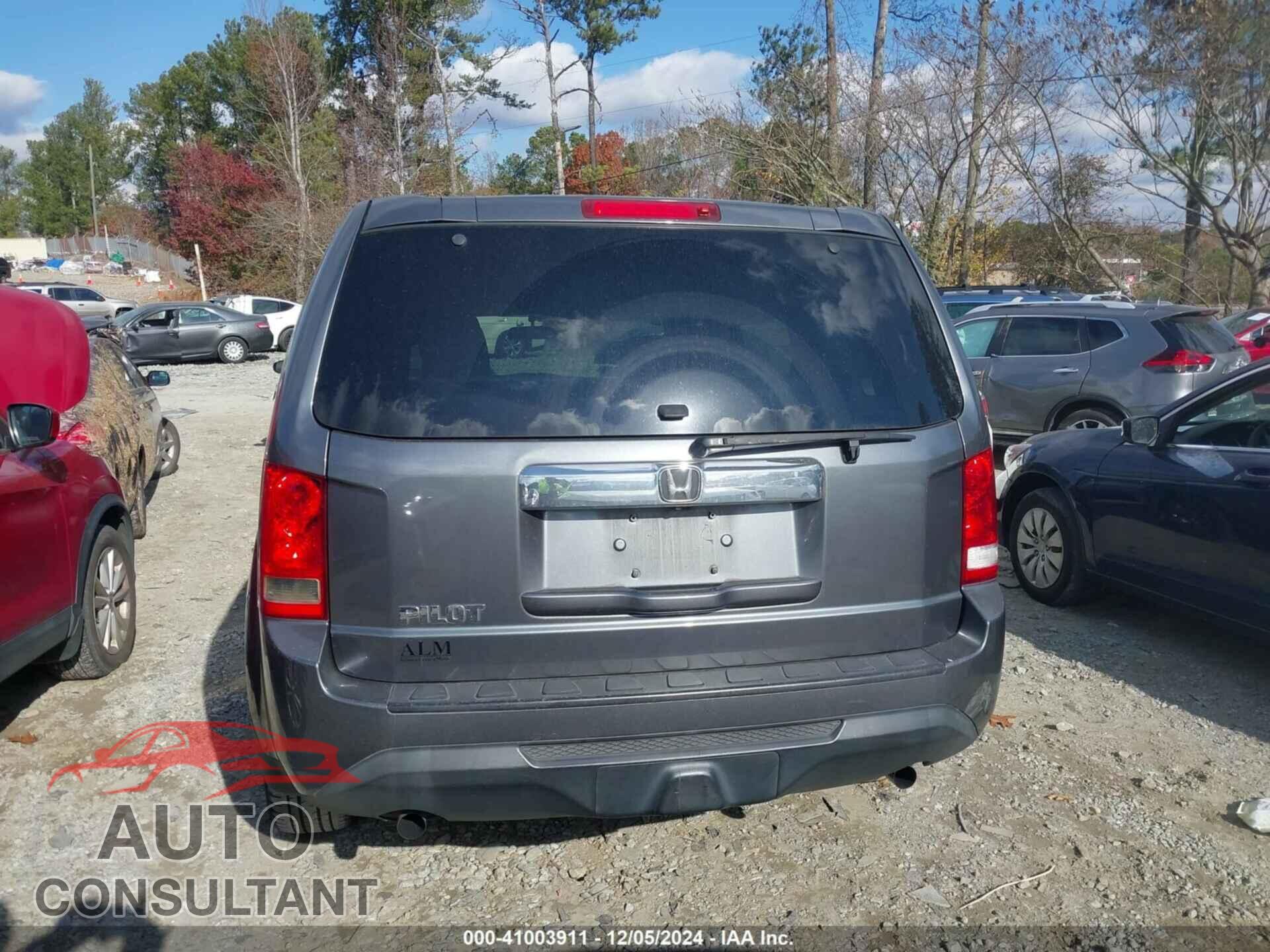HONDA PILOT 2013 - 5FNYF3H20DB006431