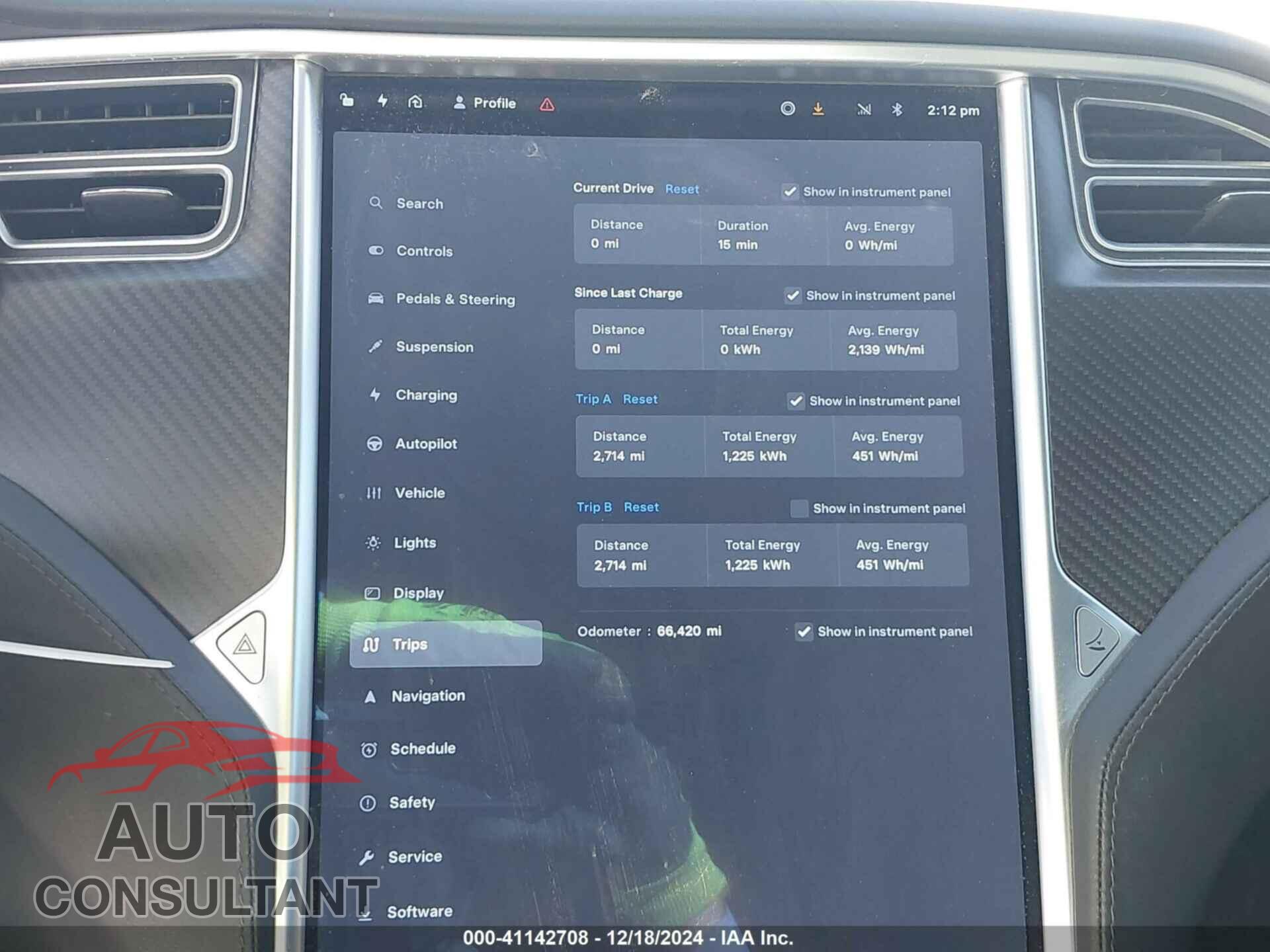 TESLA MODEL S 2017 - 5YJSA1E44HF233321
