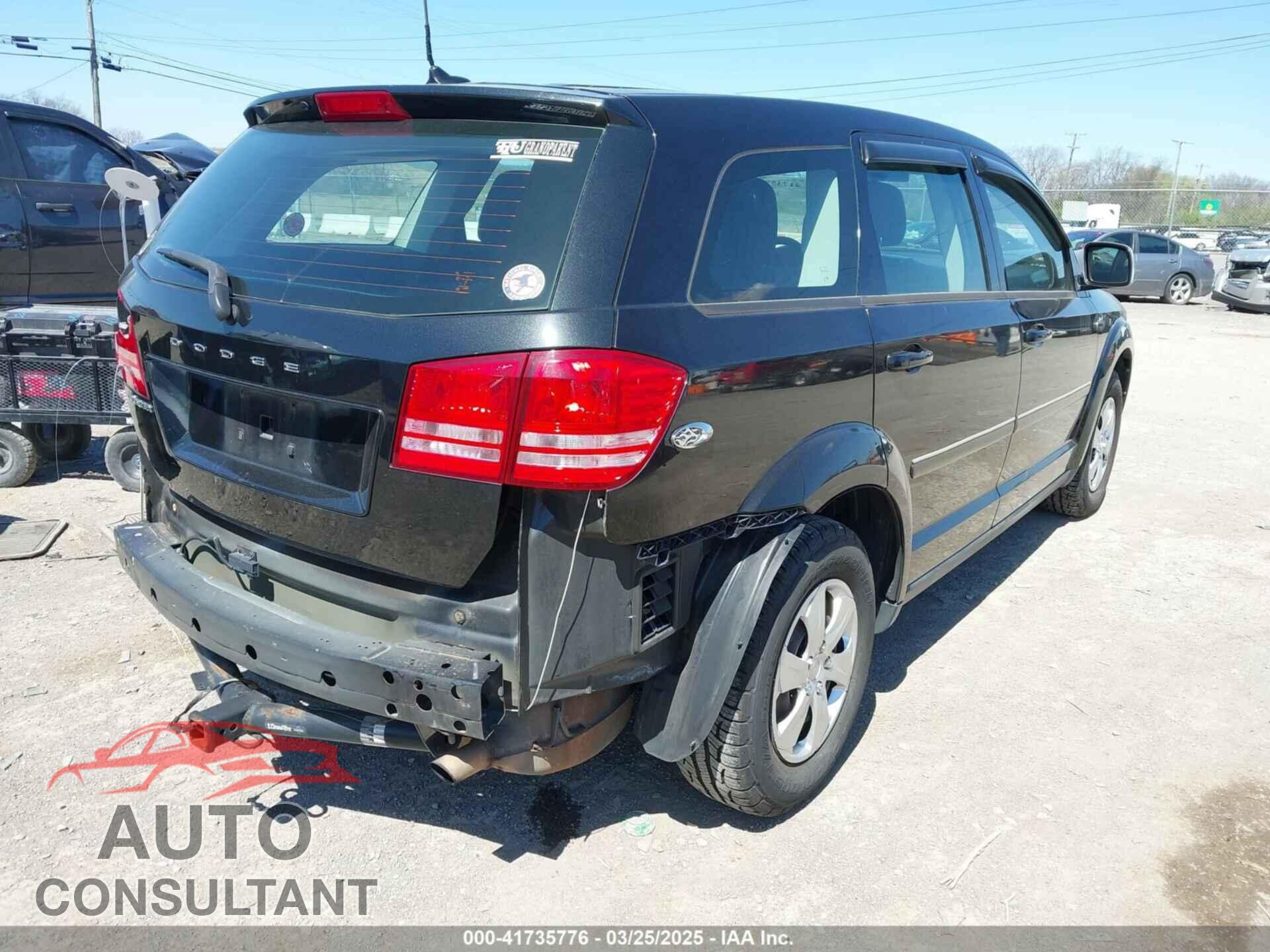 DODGE JOURNEY 2012 - 3C4PDCAB2CT204357