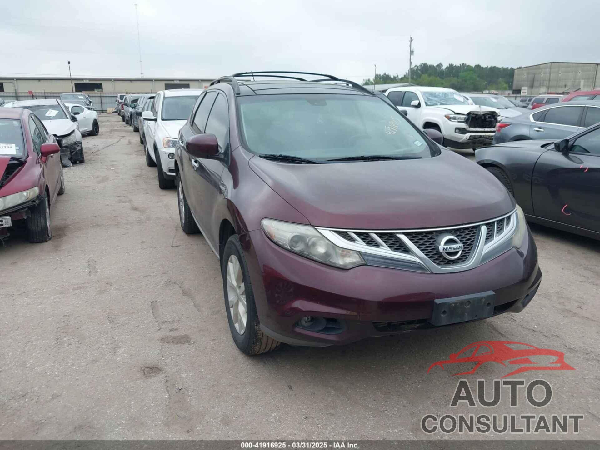 NISSAN MURANO 2014 - JN8AZ1MU1EW410988
