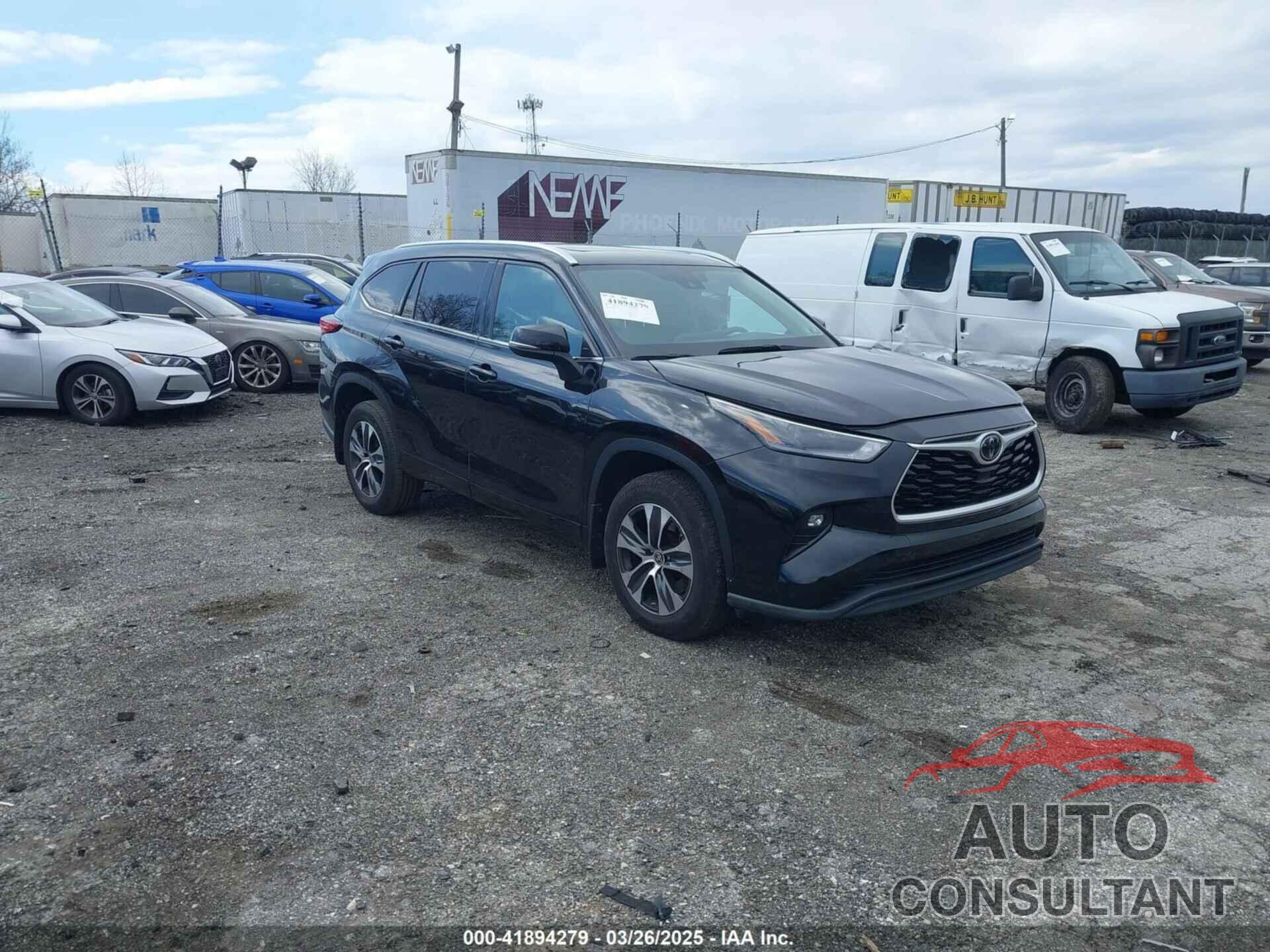 TOYOTA HIGHLANDER 2021 - 5TDGZRBH6MS072433
