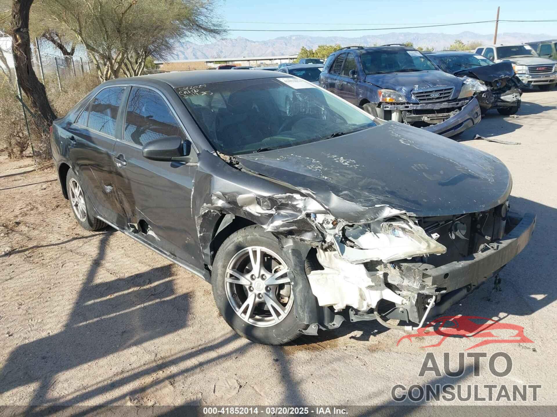 TOYOTA CAMRY 2012 - 4T1BF1FK6CU120898