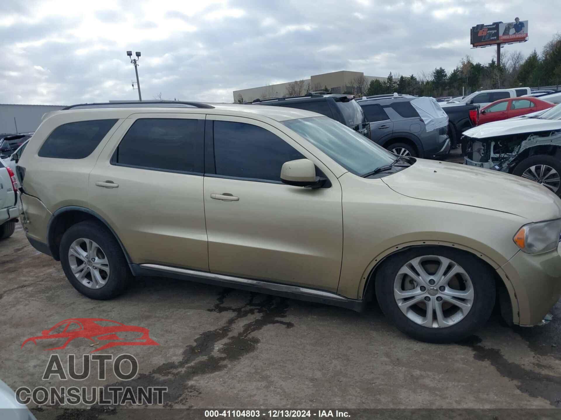 DODGE DURANGO 2011 - 1D4RD2GG2BC618368